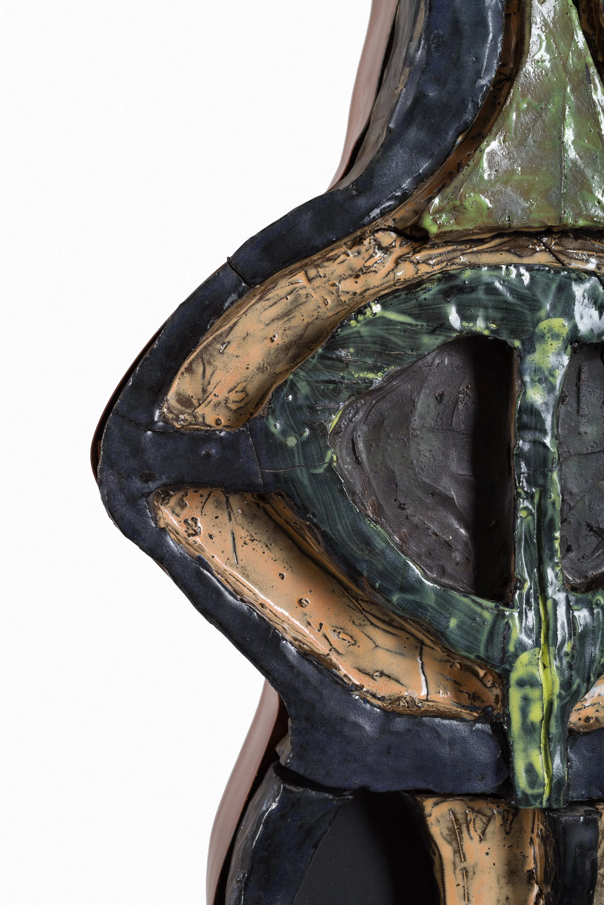 Colonne 1, ceramic, 180 x 70 x 5 cm, 2025