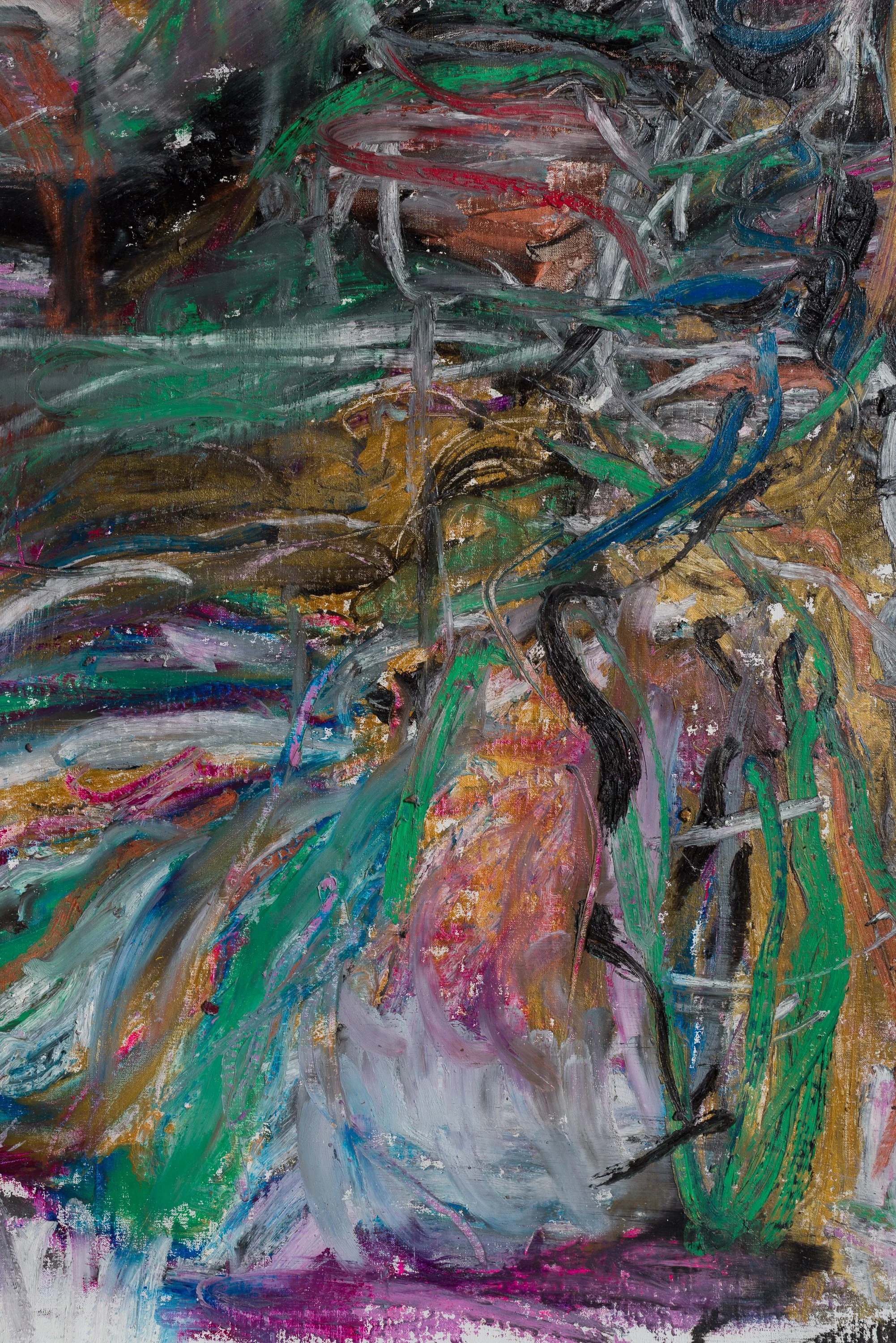 Untitled 8, oil on canvas, 220 x 230 cm, feb 2025