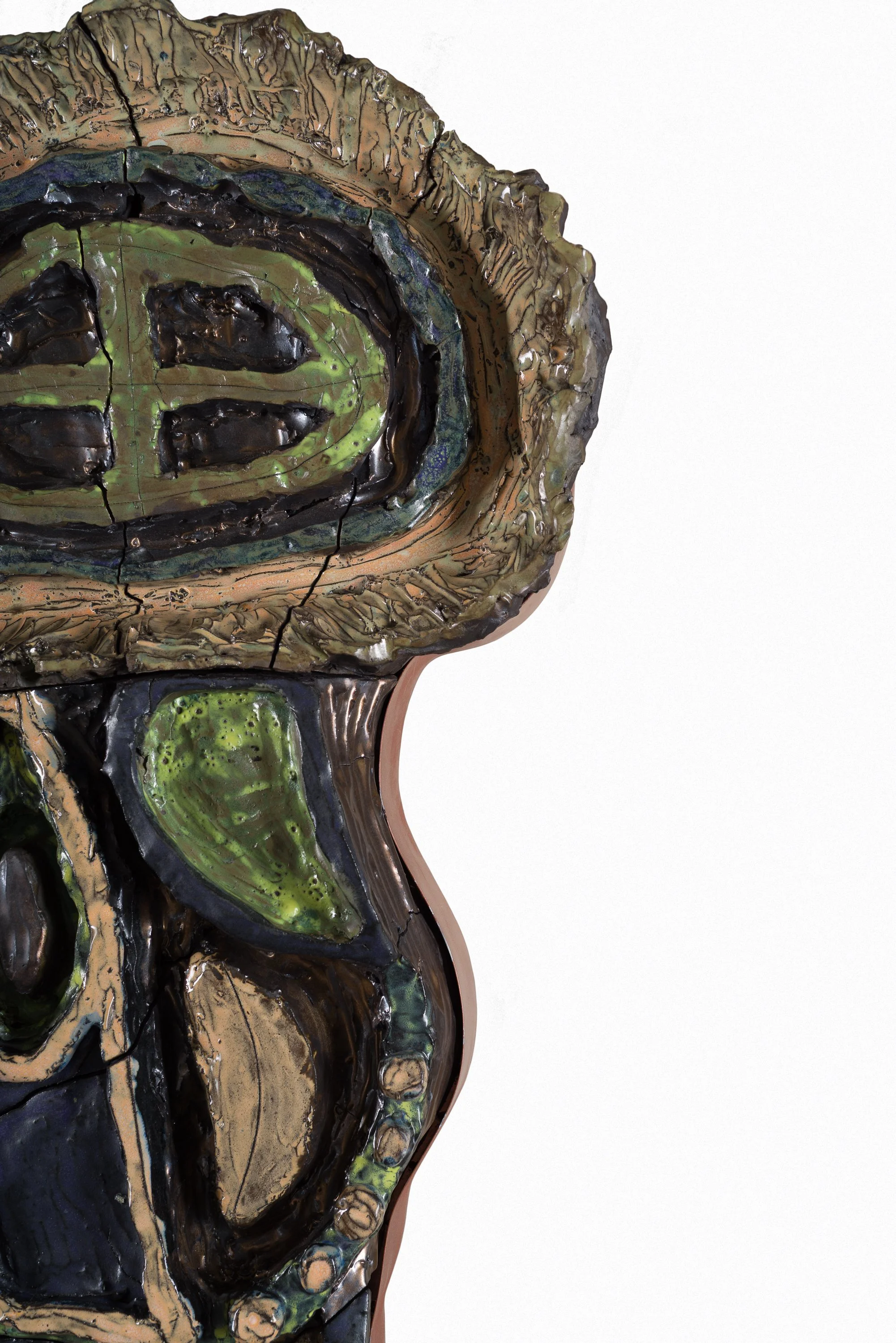 Colonne 2, ceramic, 180 x 70 x 5 cm, 2025