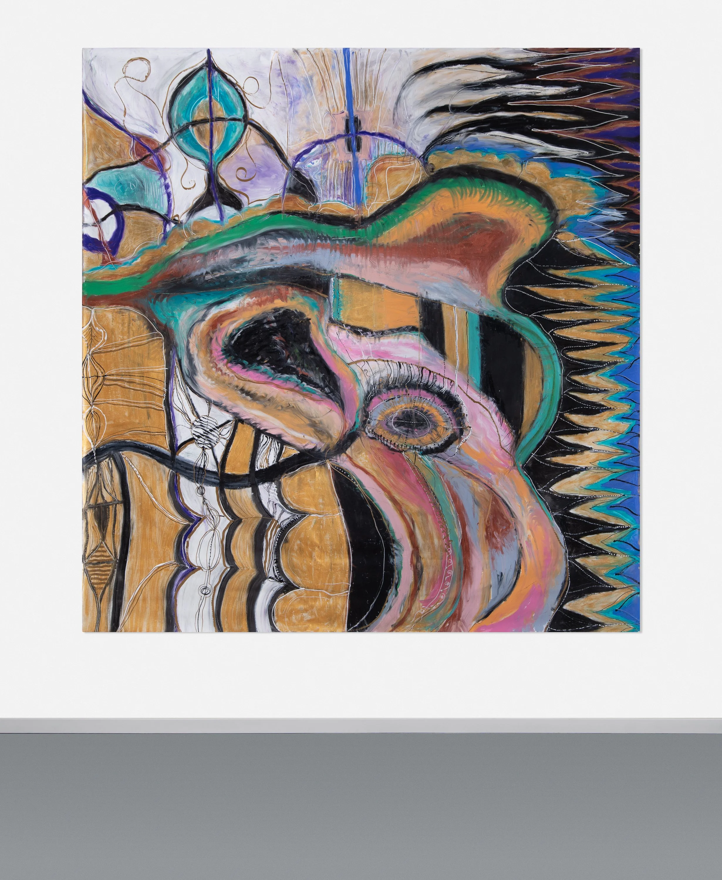 Untitled 5, oil on canvas, 230 x 224 cm, april 2025