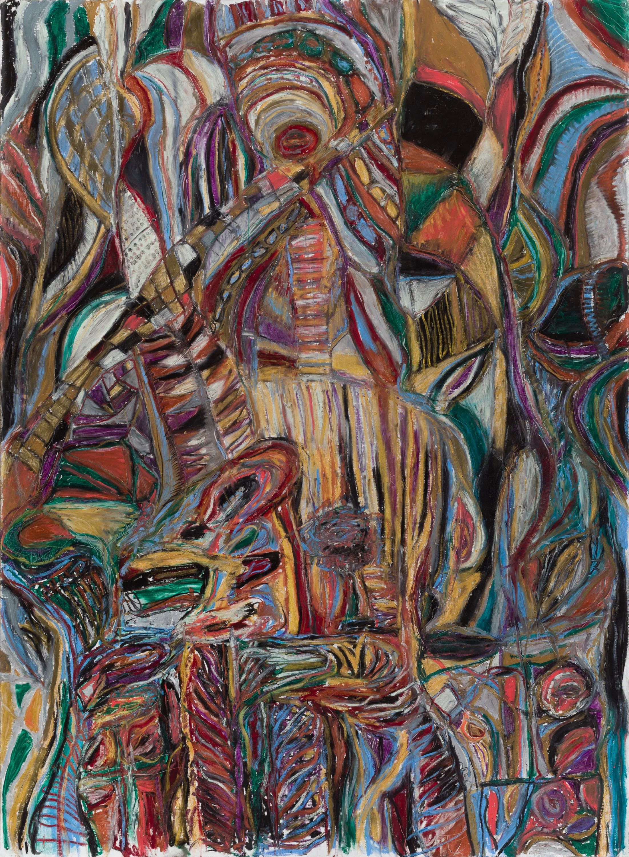 Untitled 11, oil on canvas, 263 x 173 cm, feb 2025