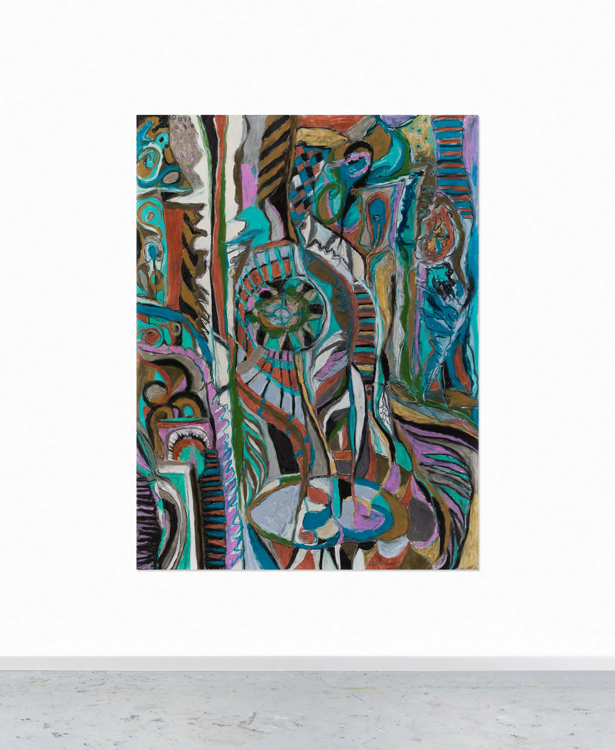 Untitled 7, oil on canvas, 225 x 150 cm, april 2025