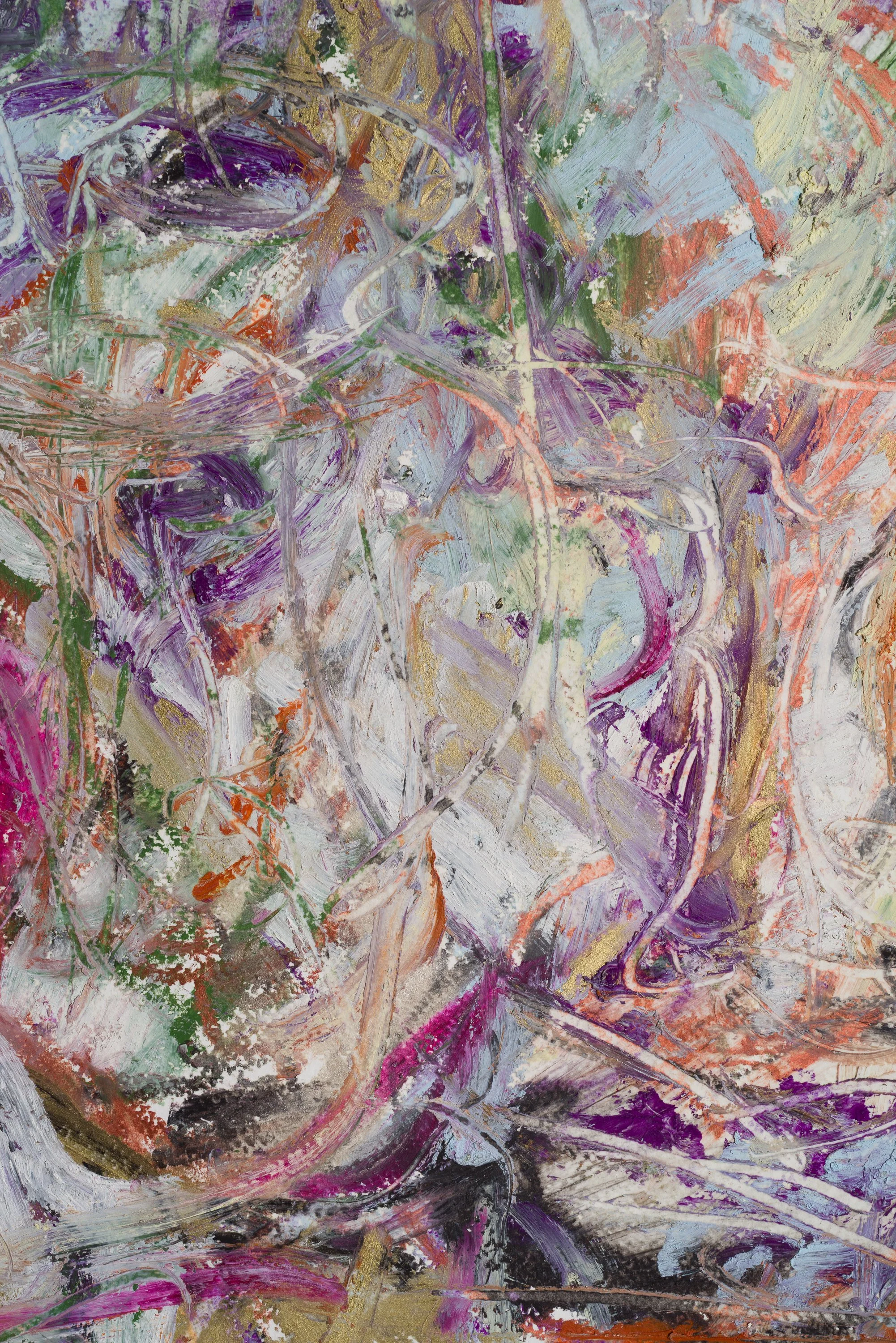 Drawing 10, oil on paper, 76 x 56 cm, 2025