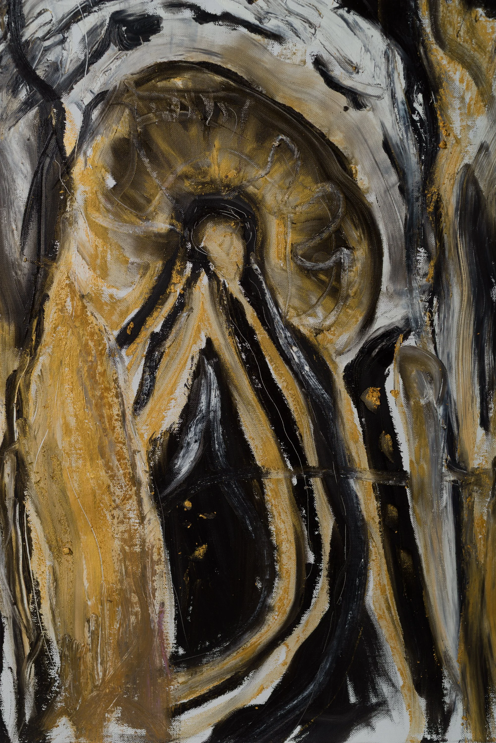 Untitled 12, oil on canvas, 223 x 180 cm, march 2025