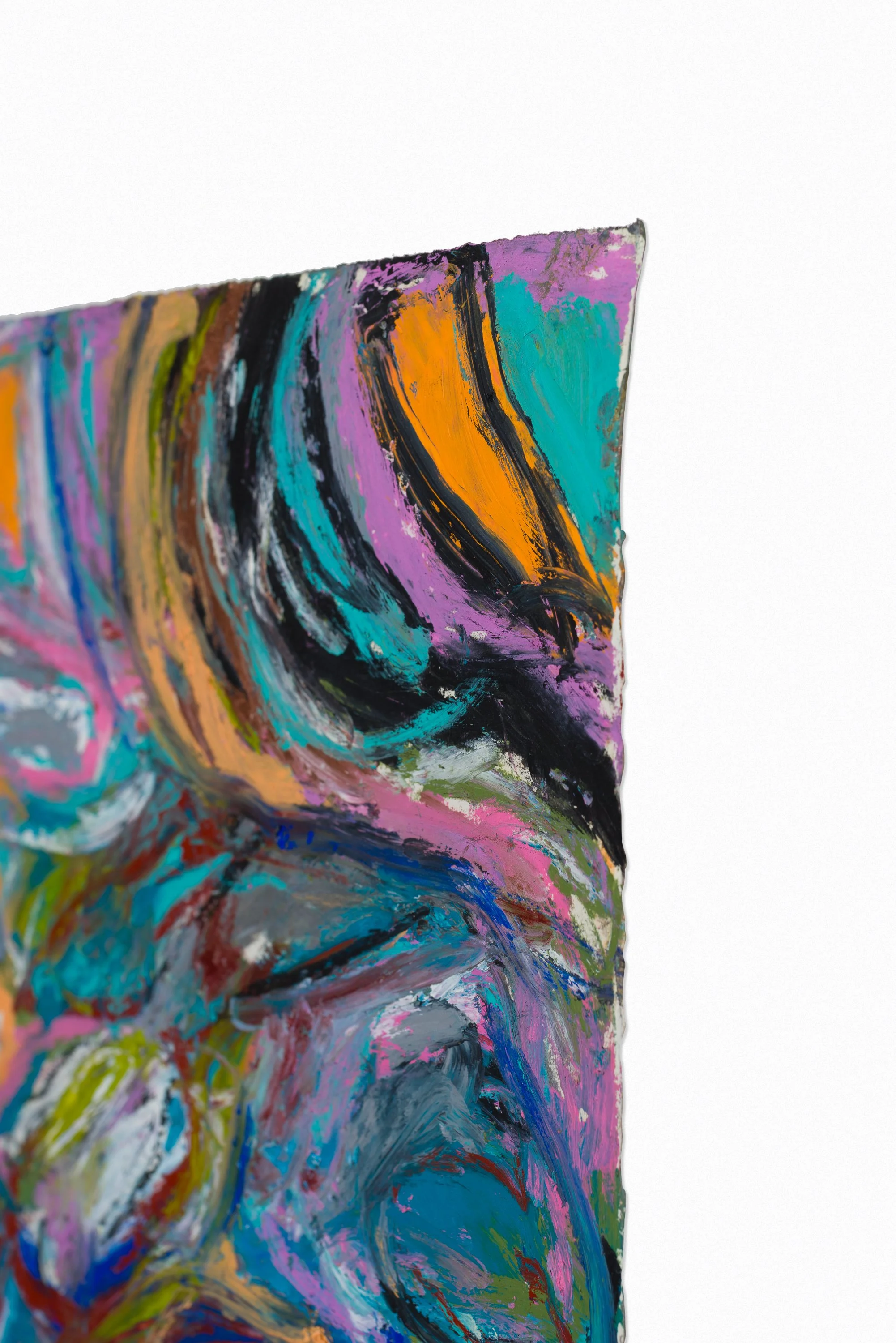 Drawing 15, oil on paper, 76 x 56 cm, 2025