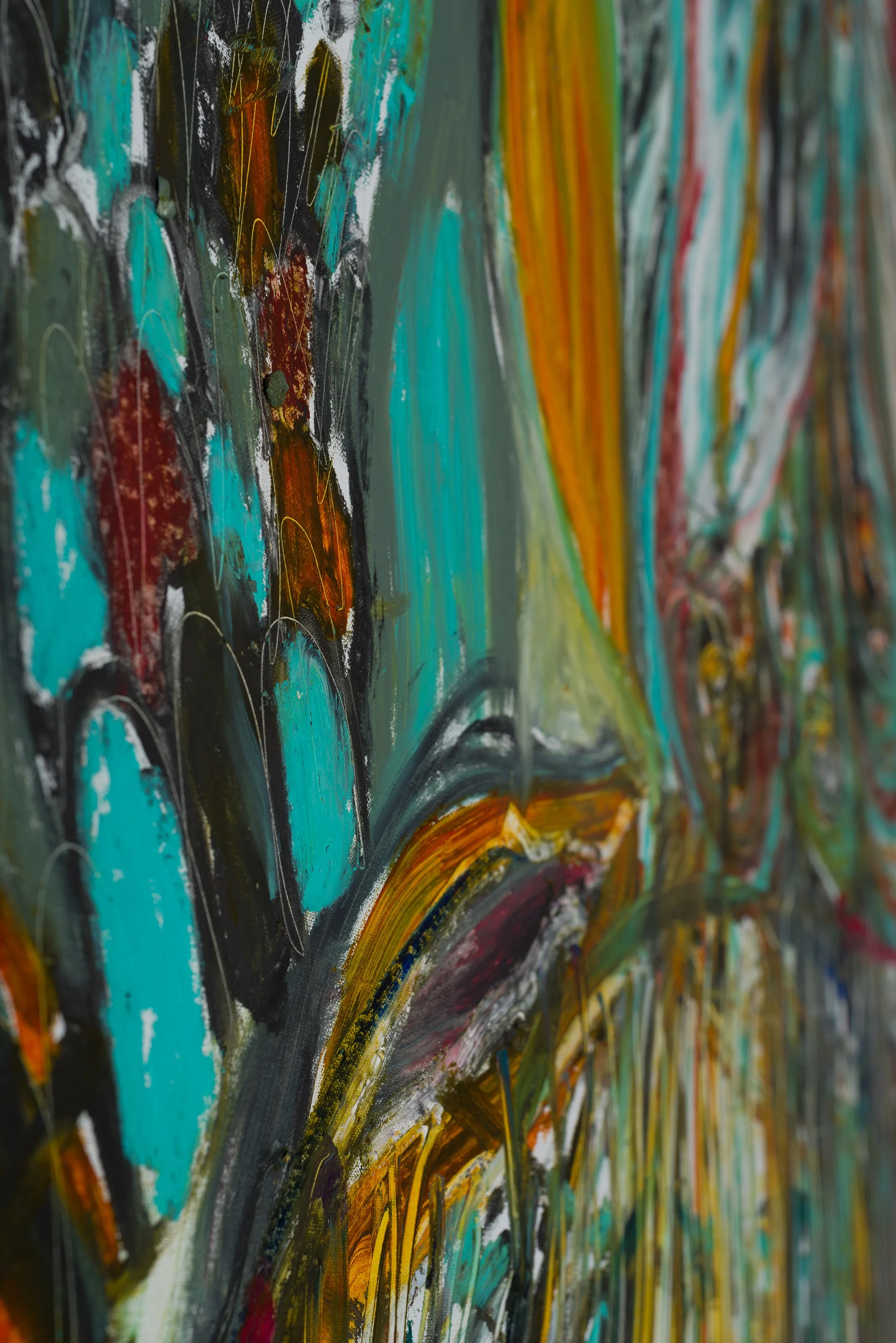 Untitled 4, oil on canvas, 228 x 172 cm, march 2025