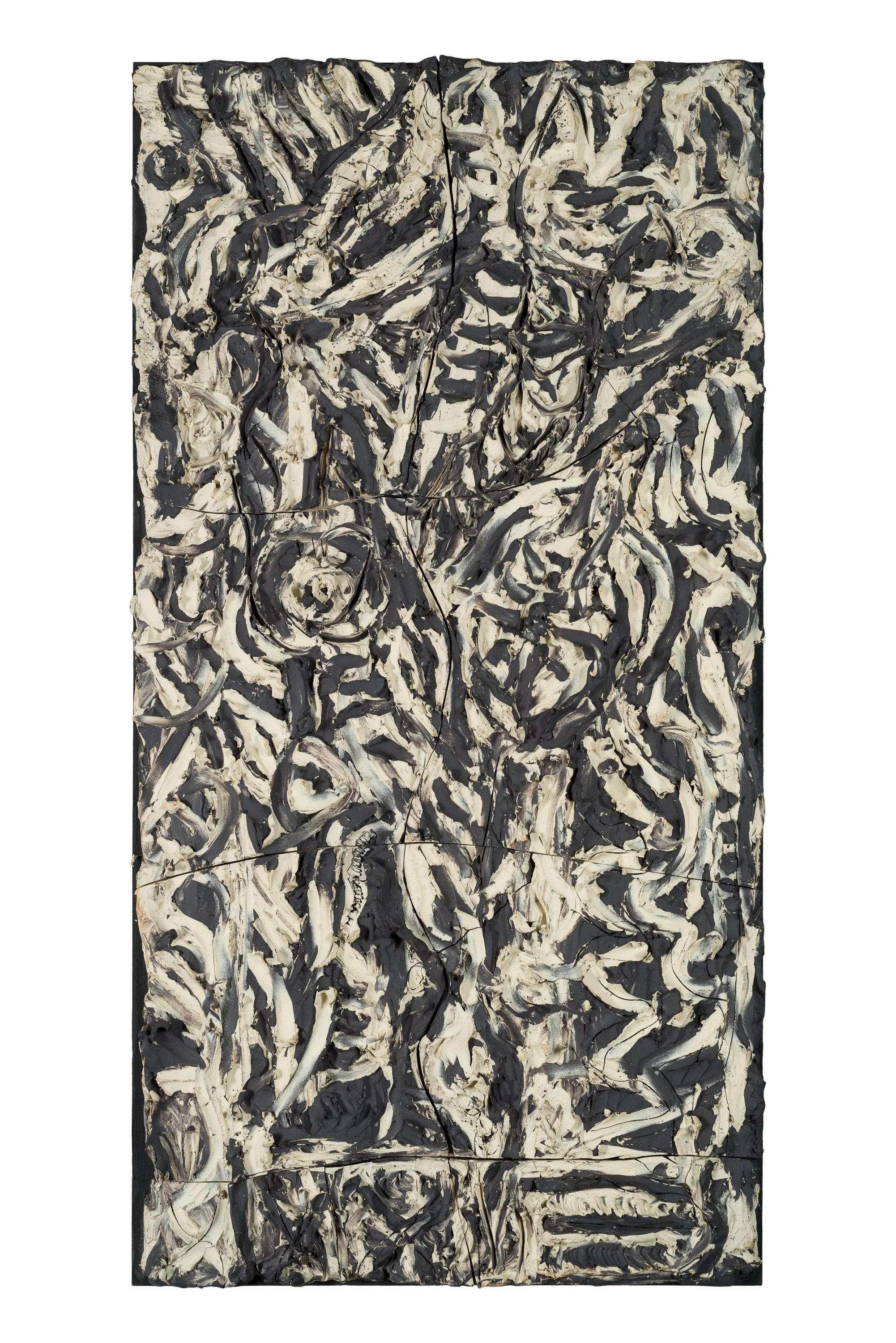 Fresque moyenne 1, céramique, 108 x 56cm, 2025
