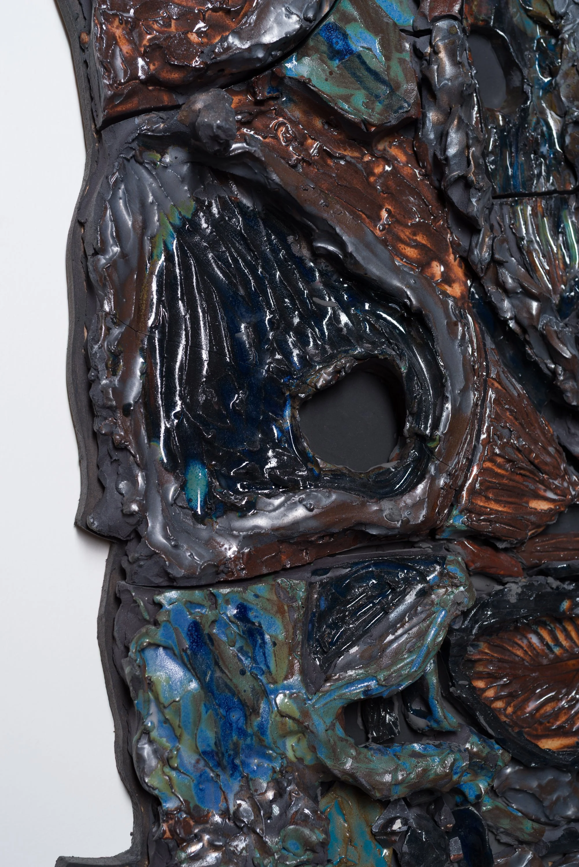 Fresque grande 2, ceramic, 216 x 233 cm, 2025