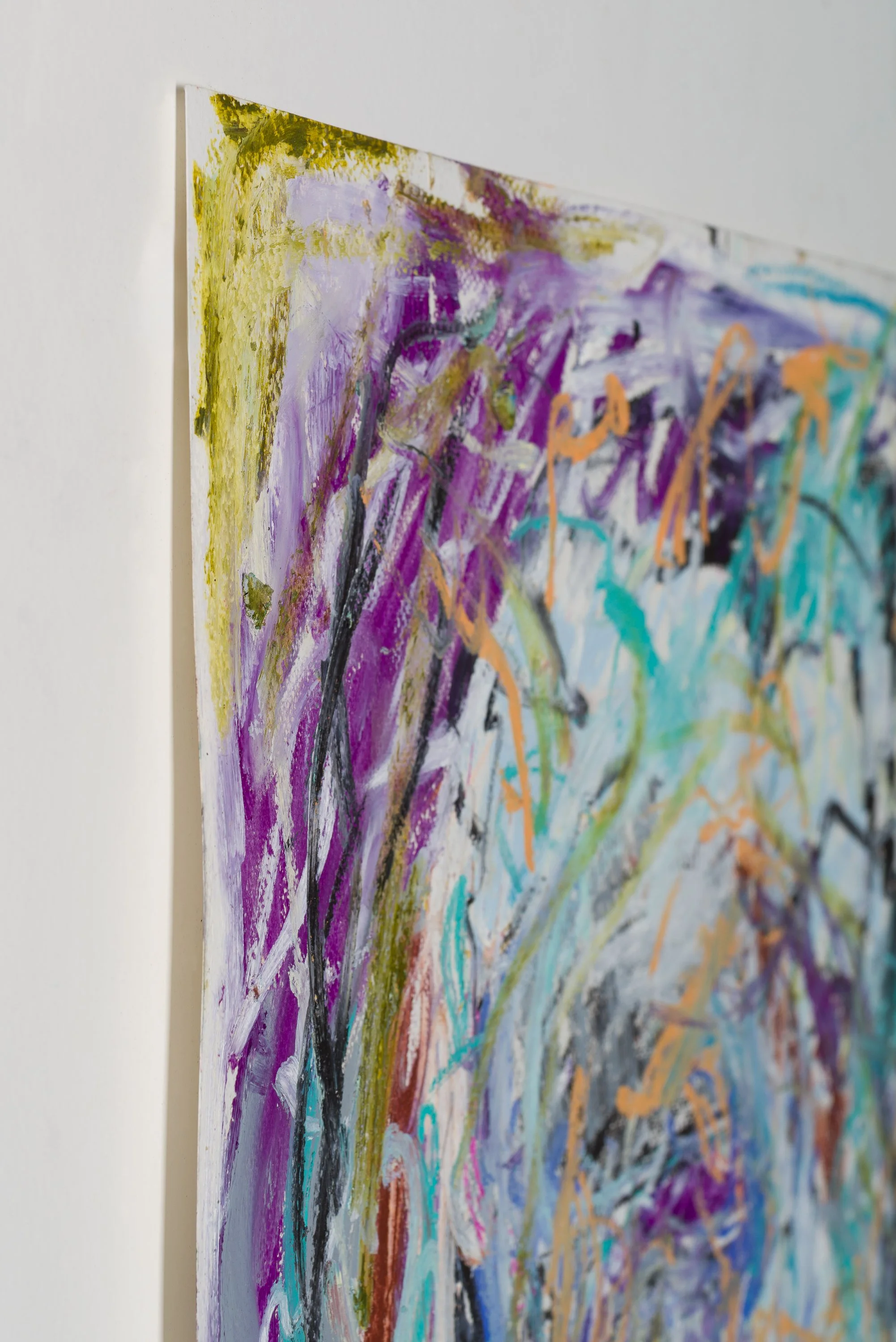 Drawing 1, oil on paper, 76 x 56 cm, 2025