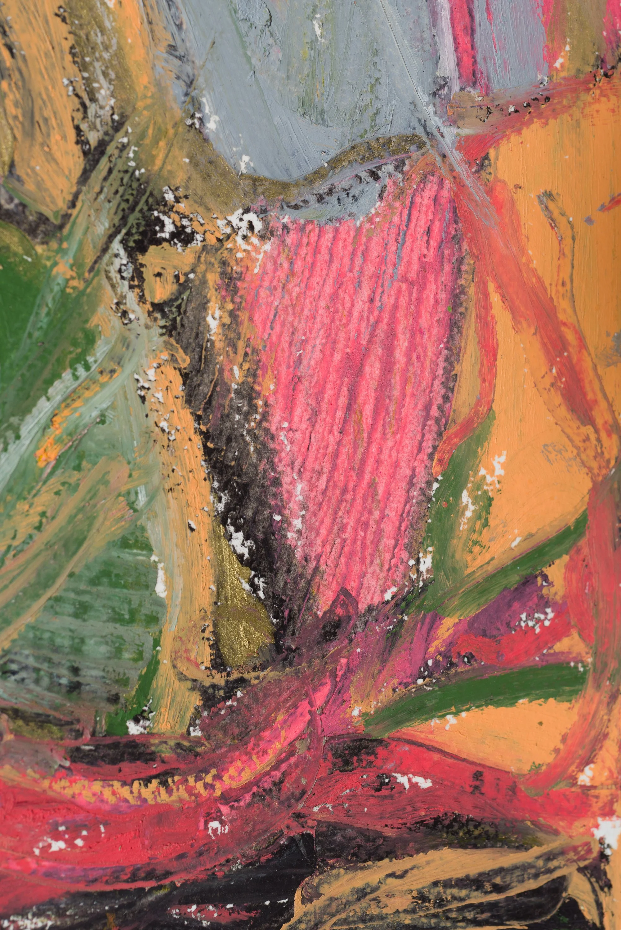 Drawing 4, oil on paper, 76 x 56 cm, 2025