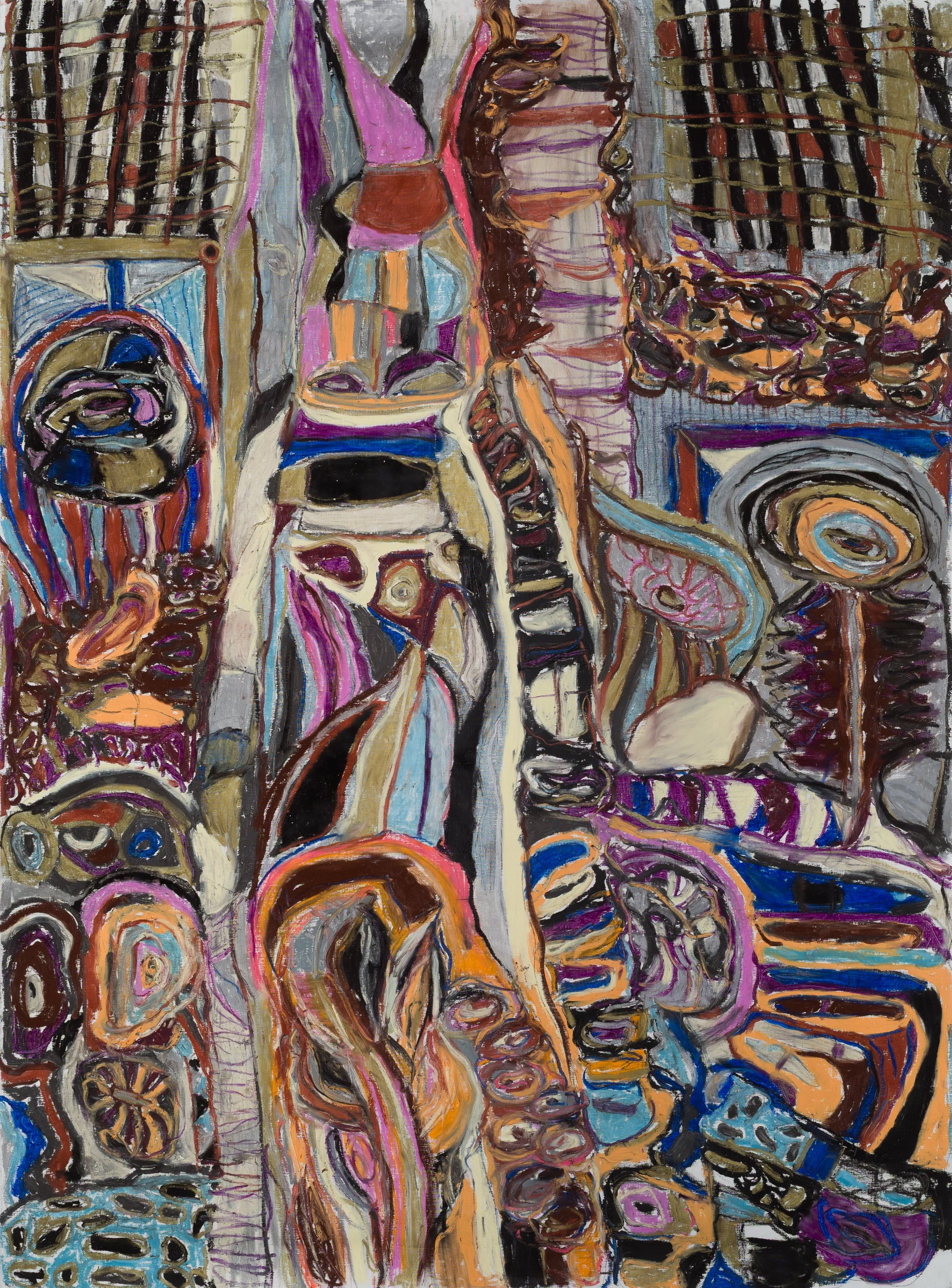Untitled 16, oil on canvas, 234 x 173 cm, march 2025