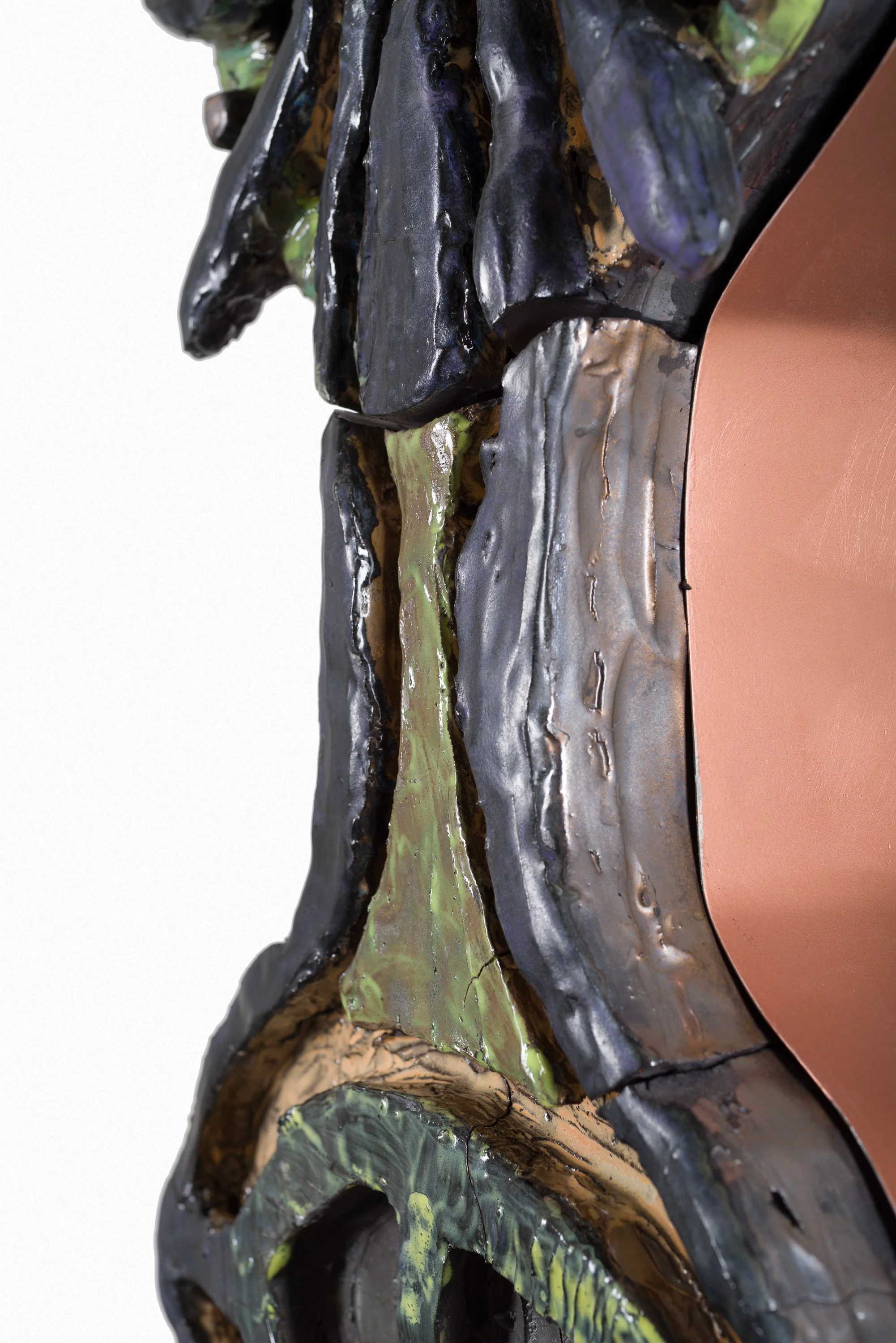 Colonne 1, ceramic, 180 x 70 x 5 cm, 2025