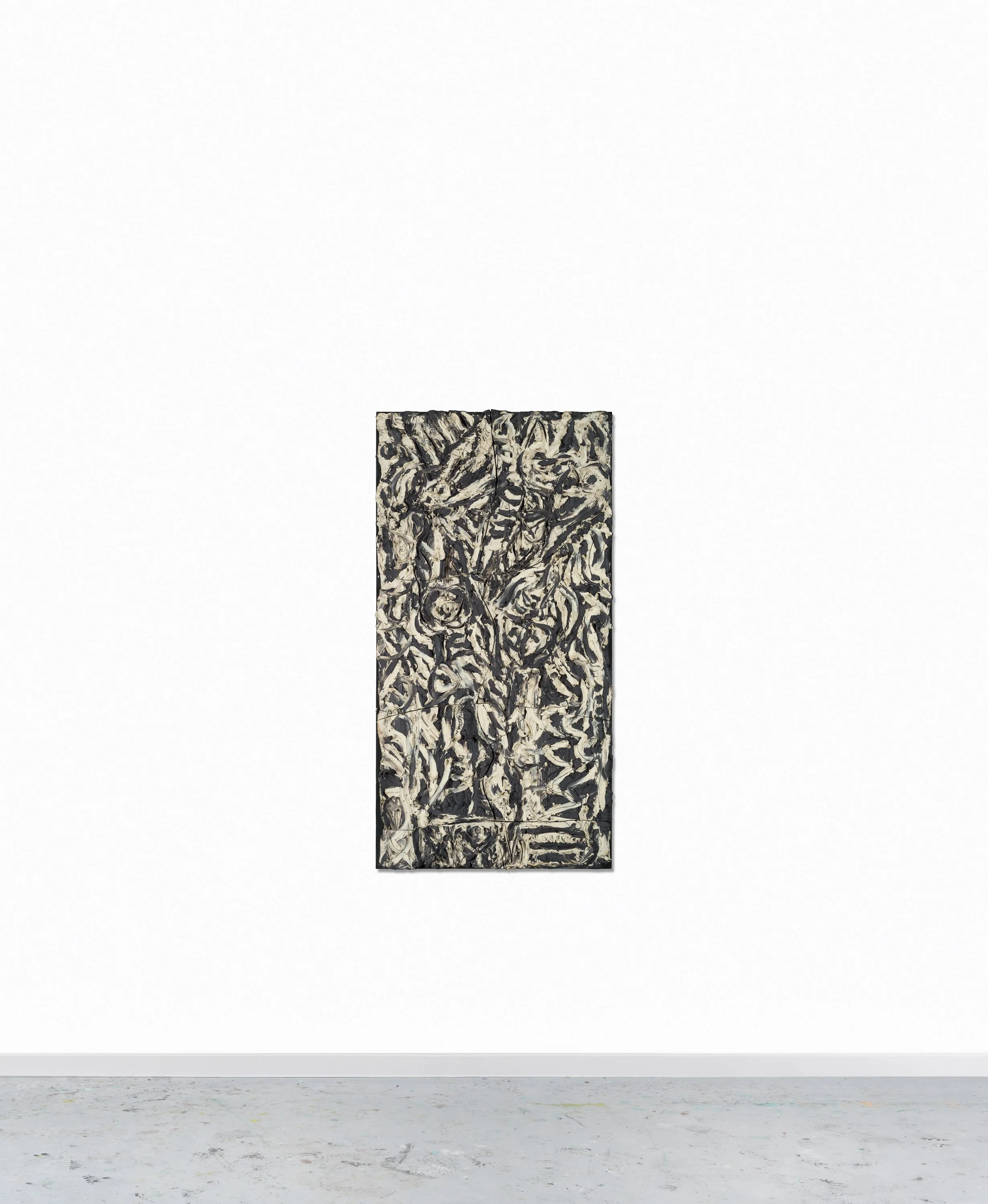 Fresque moyenne 1, céramique, 108 x 56cm, 2025