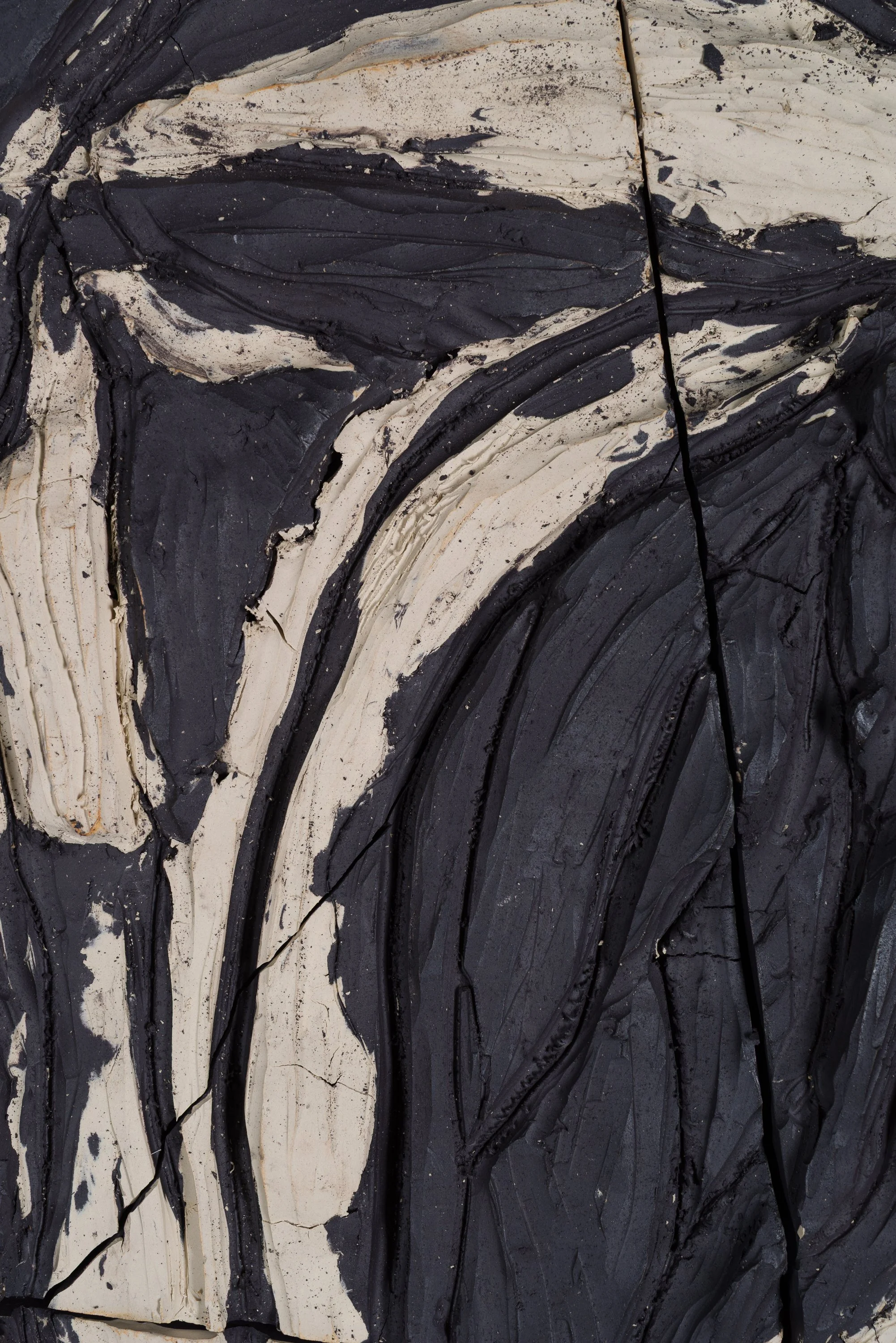 Fresque moyenne 2, céramique, 110 x 57 cm, 2025