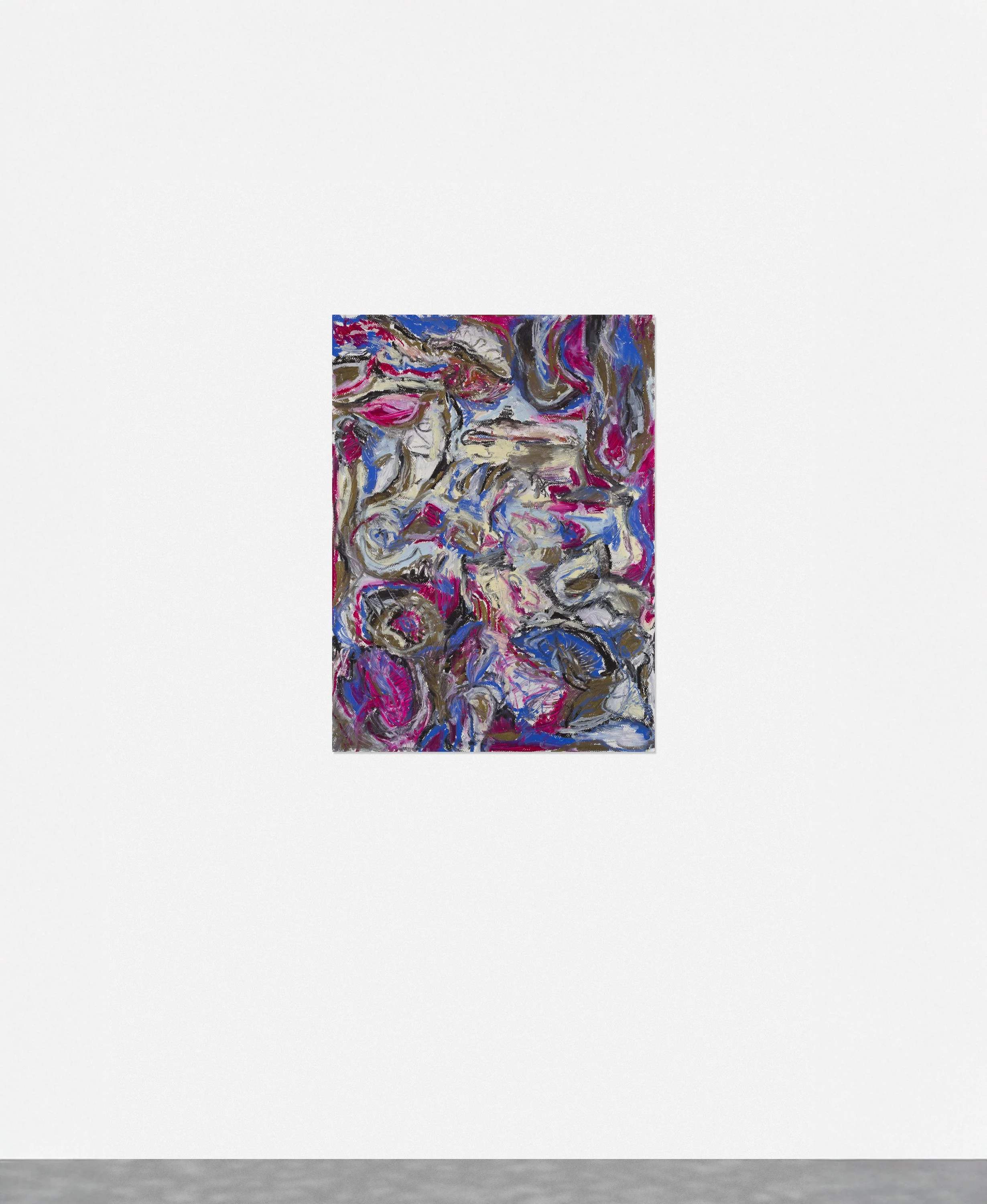 Drawing 3, oil on paper, 76 x 56 cm, 2025