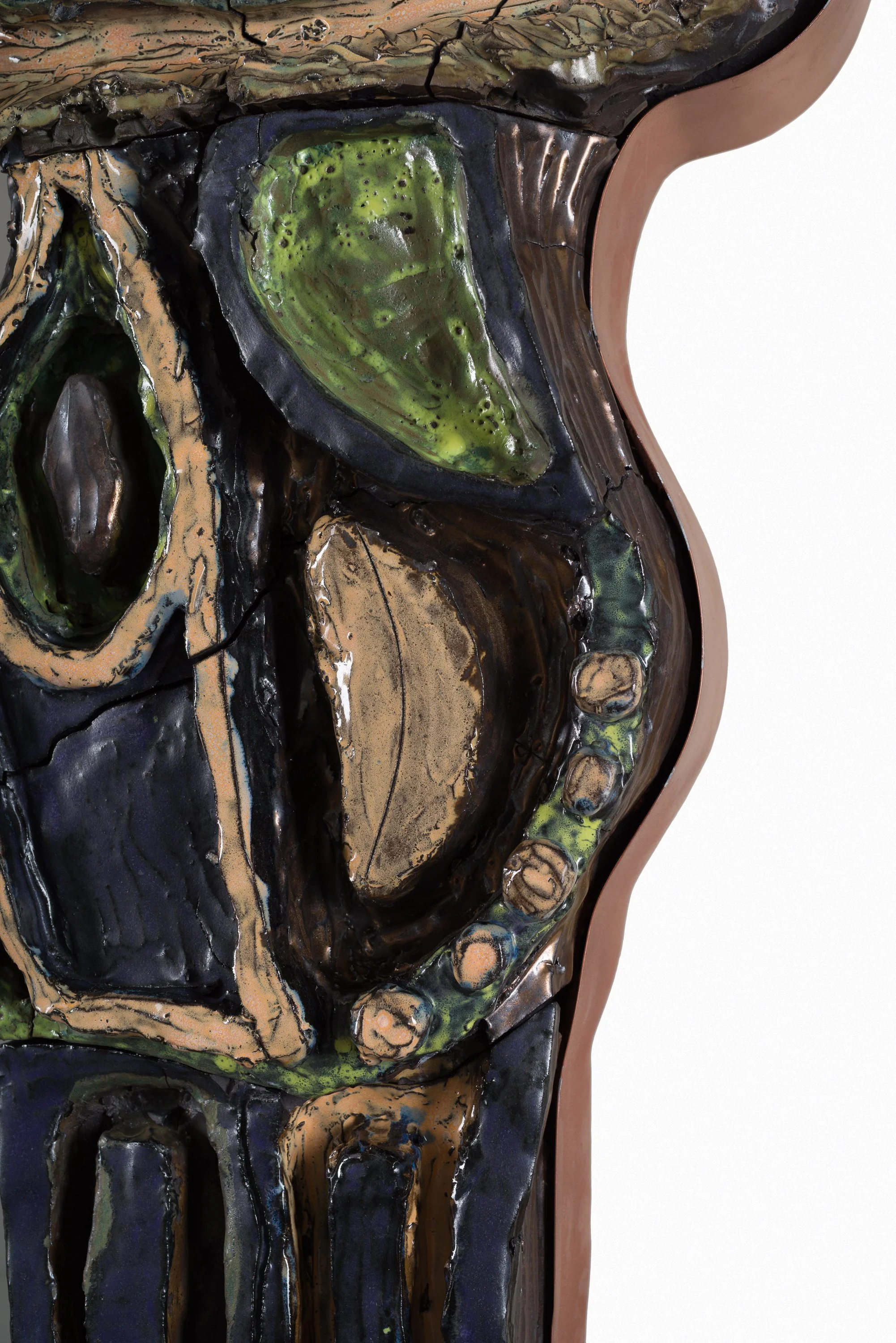 Colonne 2, ceramic, 180 x 70 x 5 cm, 2025