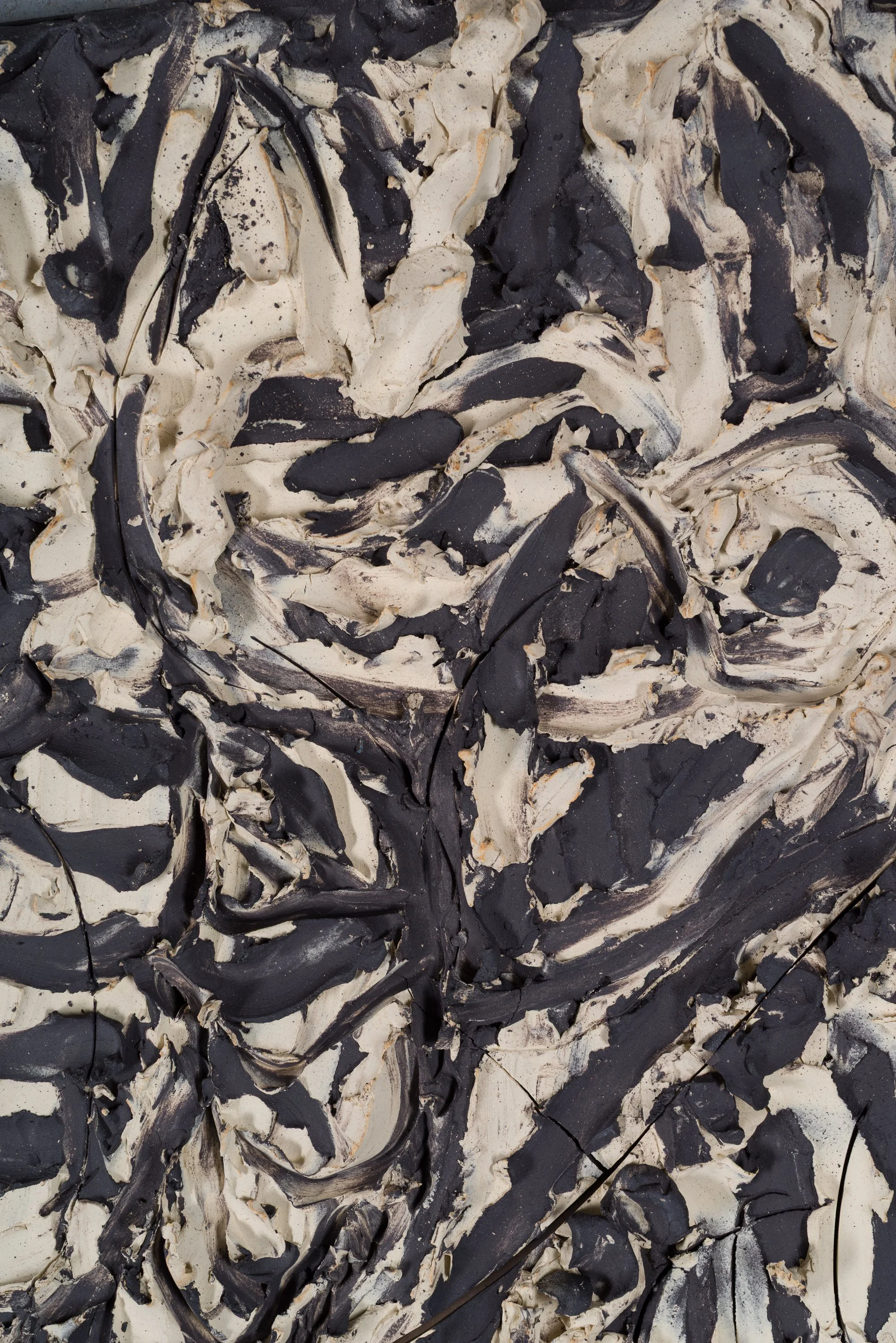 Fresque moyenne 1, céramique, 108 x 56cm, 2025