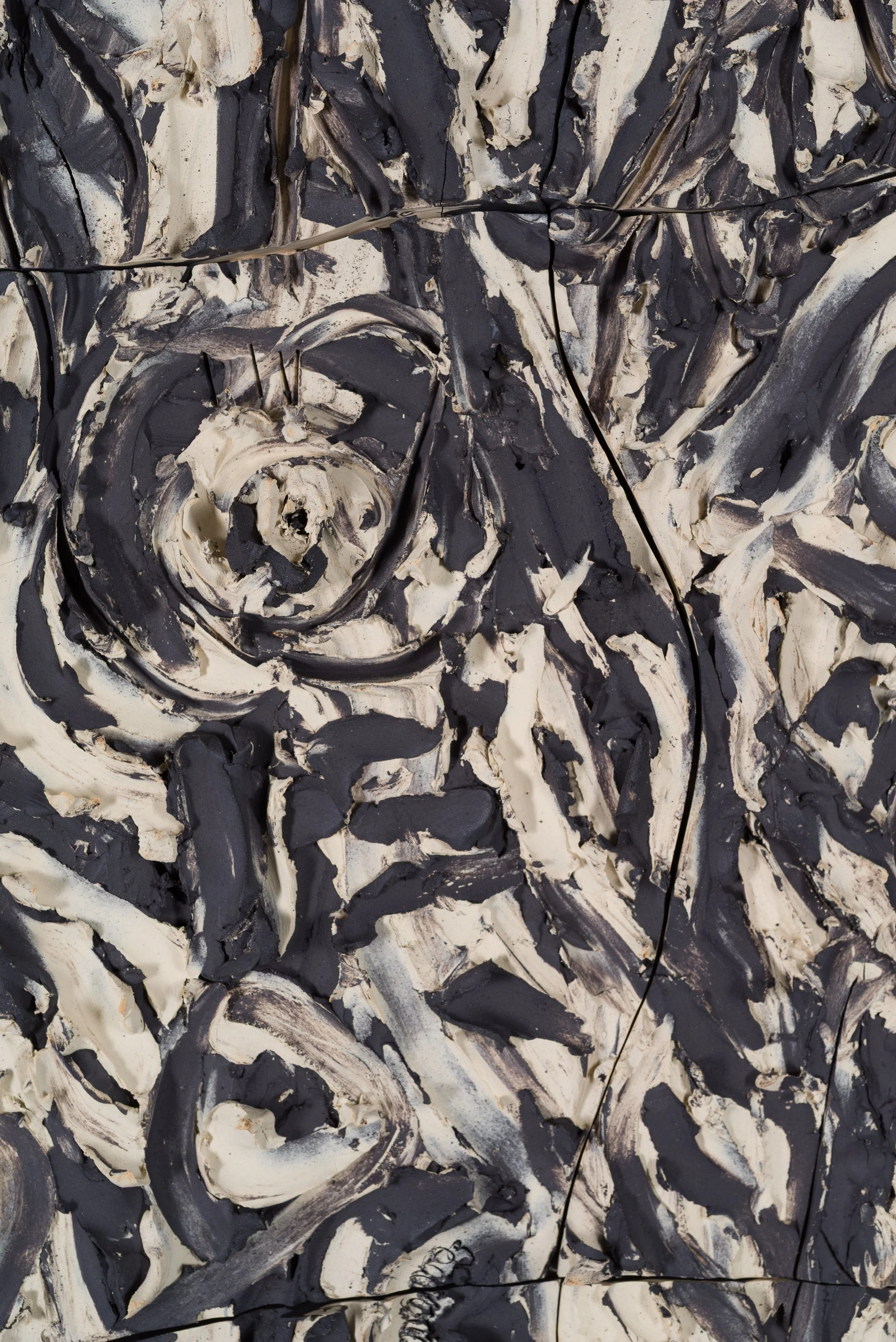 Fresque moyenne 1, céramique, 108 x 56cm, 2025