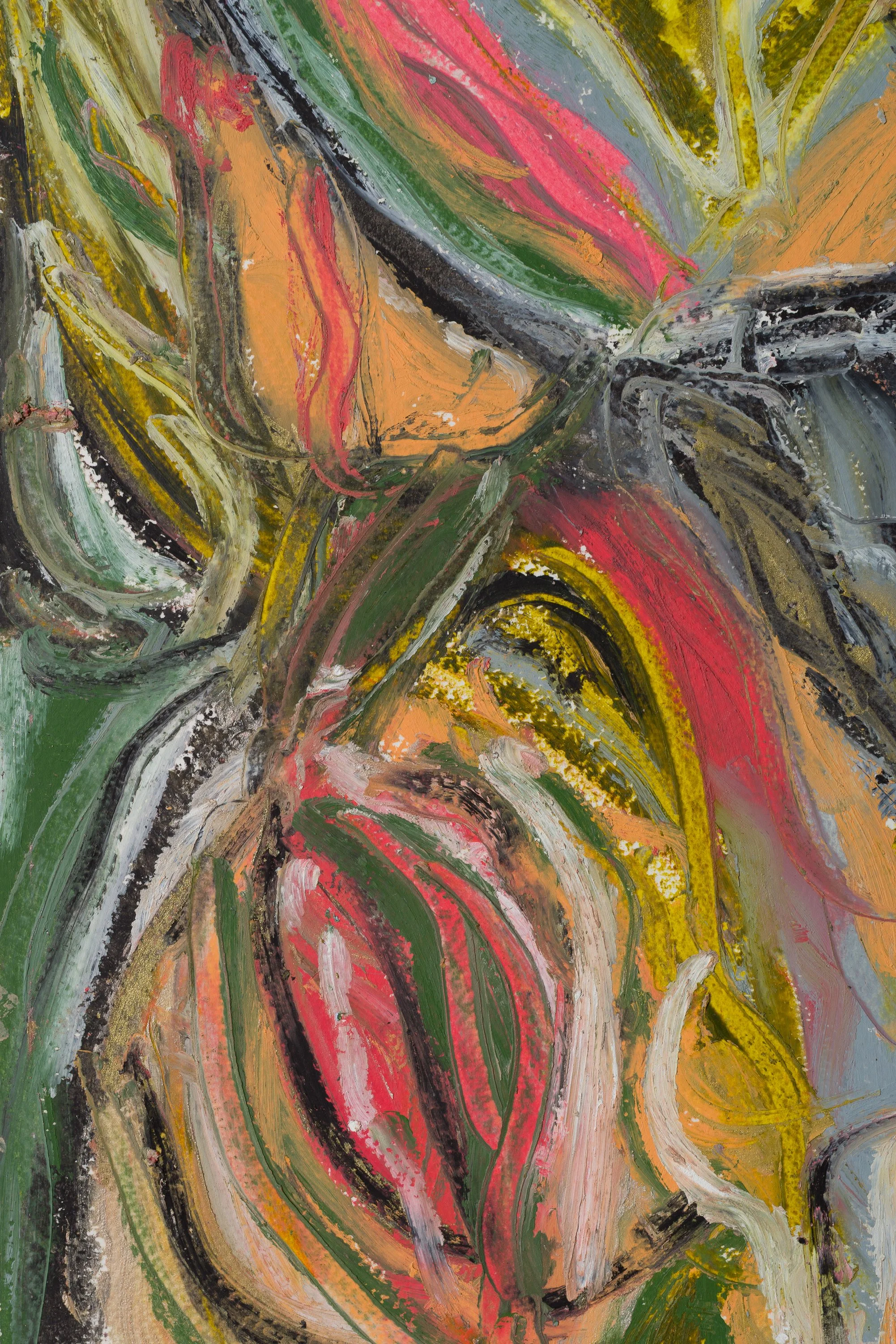 Drawing 4, oil on paper, 76 x 56 cm, 2025
