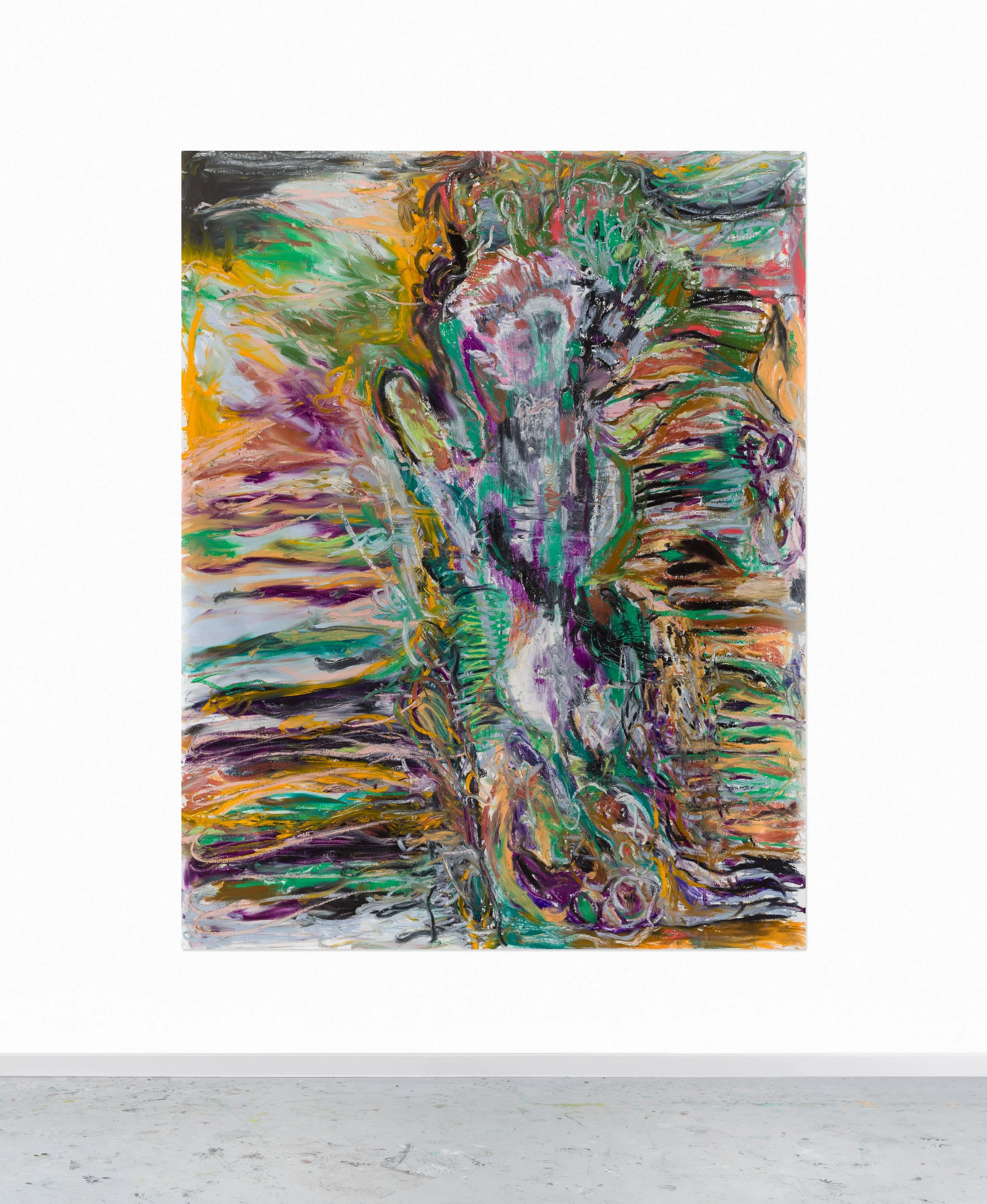 Untitled 9, oil on canvas, 223 x 170 cm, march 2025