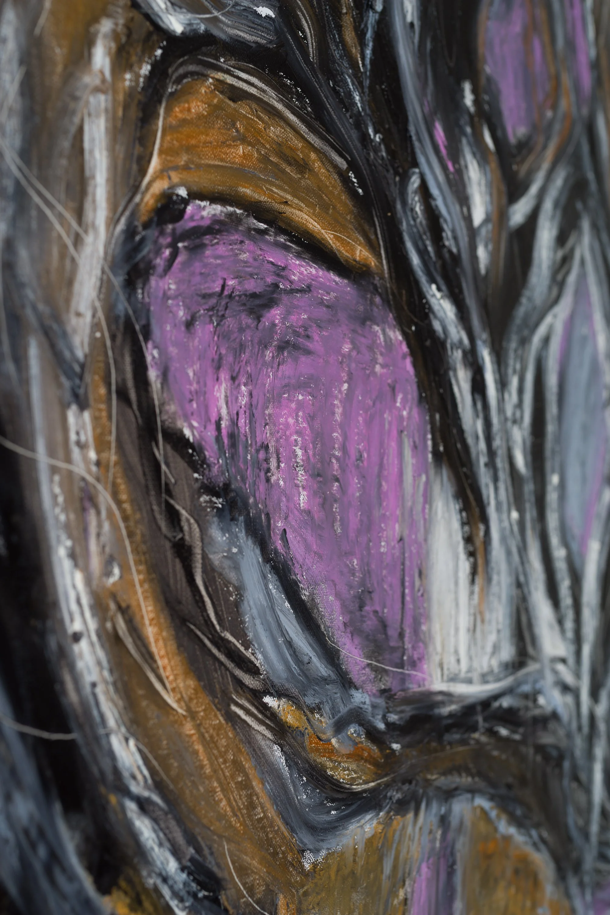 Untitled 12, oil on canvas, 223 x 180 cm, march 2025