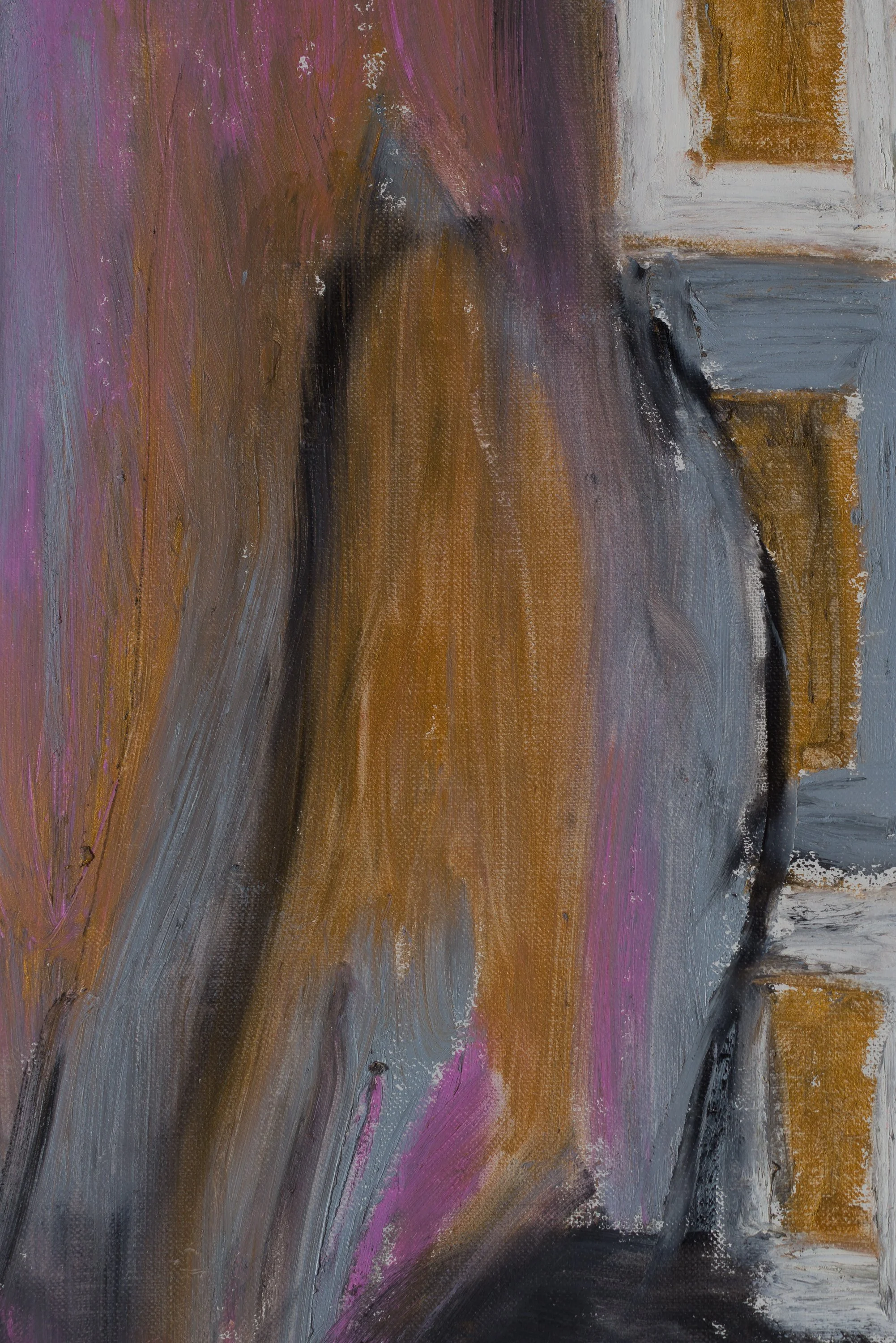 Untitled 12, oil on canvas, 223 x 180 cm, march 2025expressionniste.