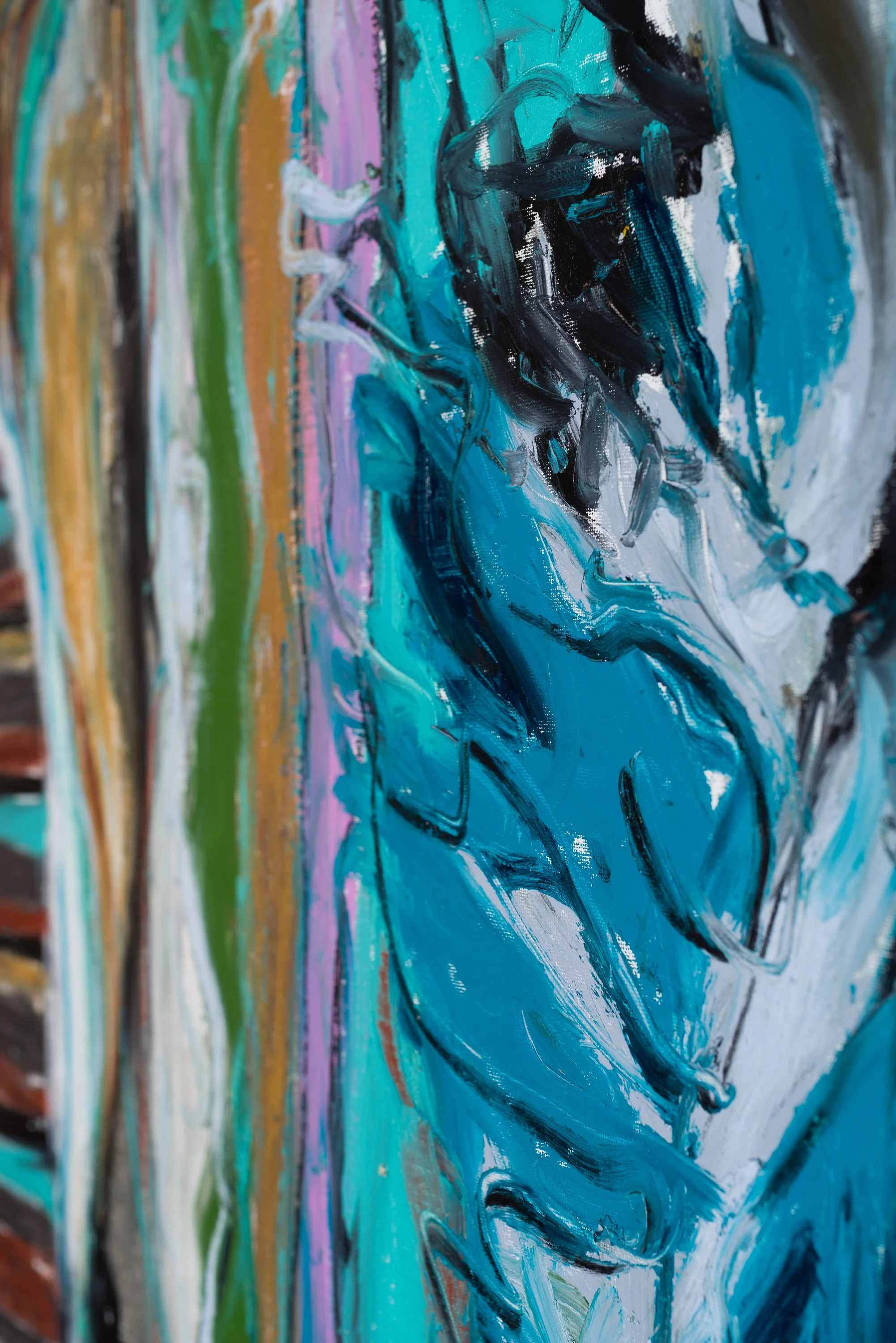 Untitled 7, oil on canvas, 225 x 150 cm, april 2025
