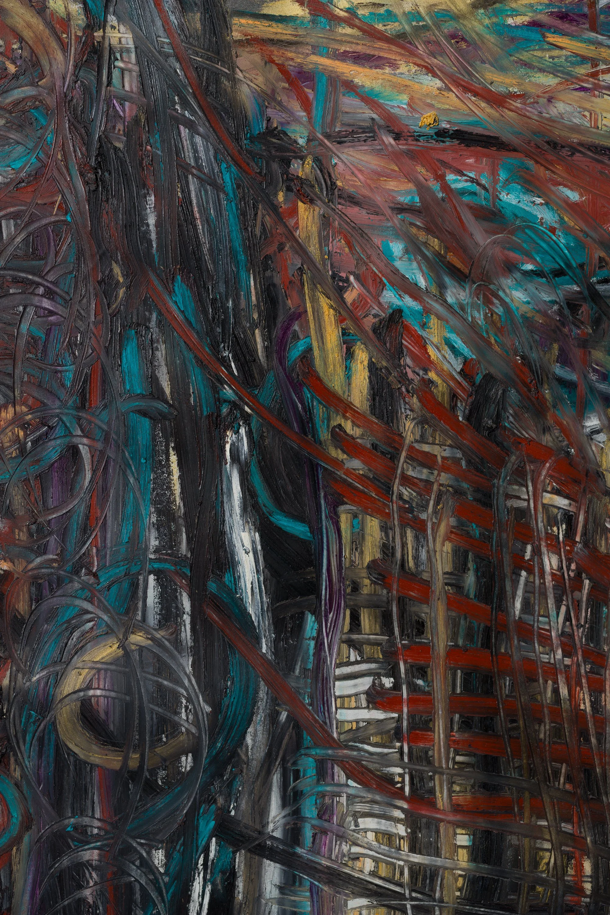 Untitled 14, oil on canvas, 230 x 180 cm, march 2025