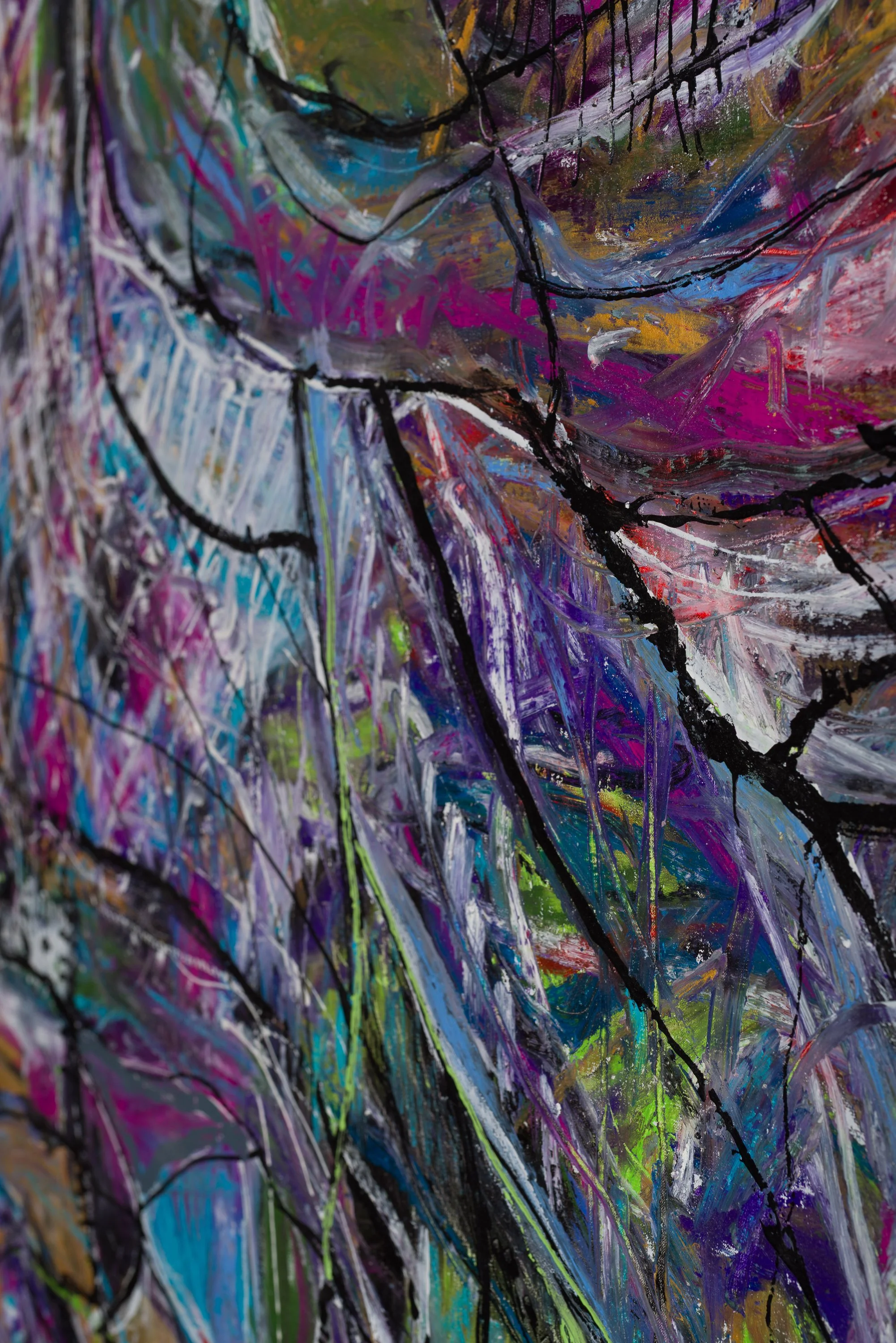 Untitled 3, oil on canvas, 224 x 229 cm, jan 2025