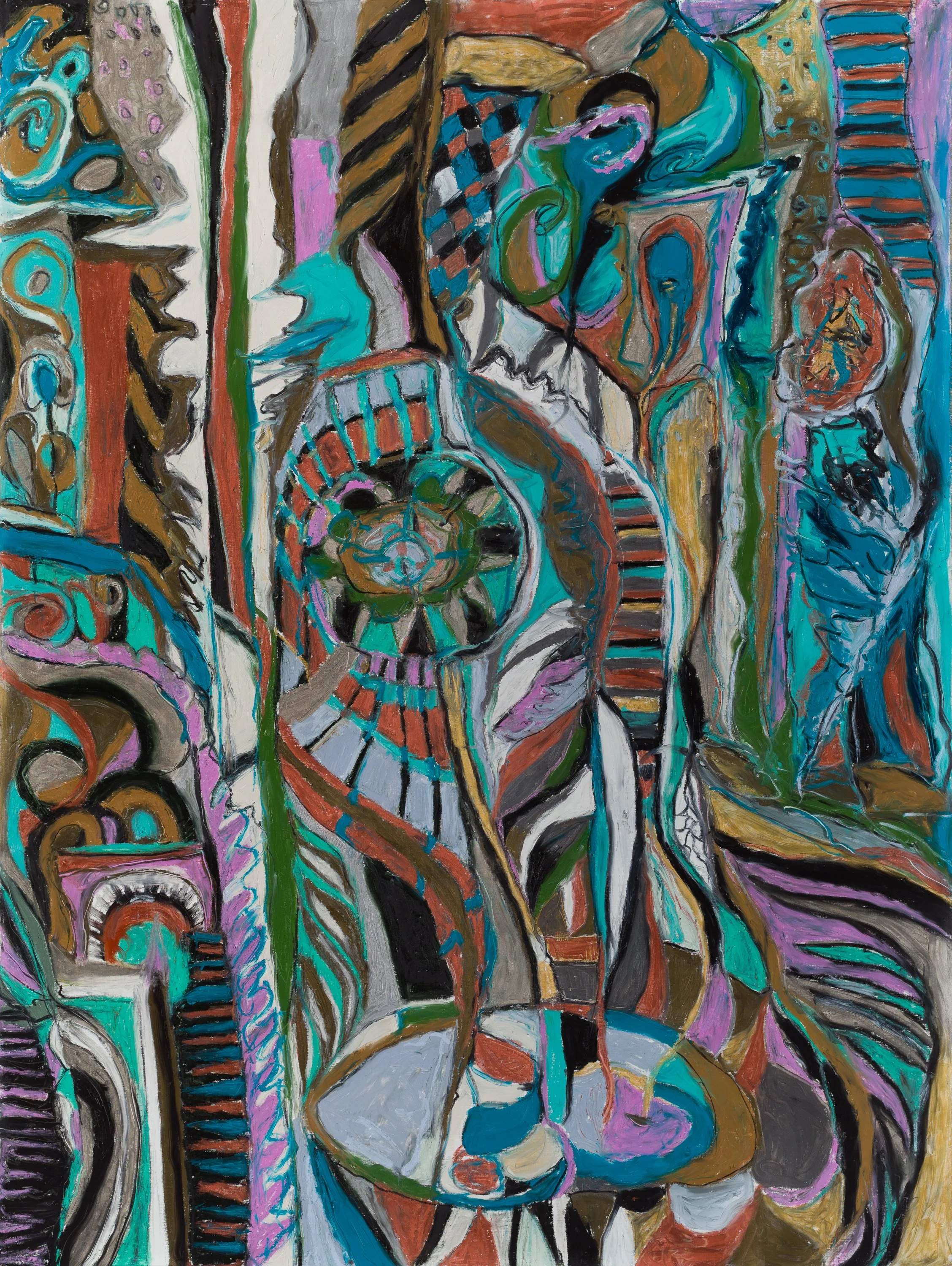 Untitled 7, oil on canvas, 225 x 150 cm, april 2025