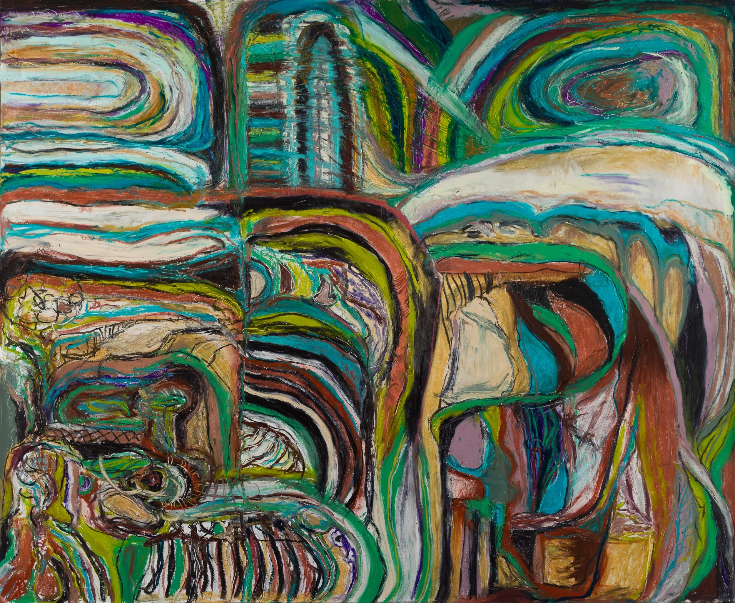 Untitled 10, oil on canvas, 260 x 220 cm, mai 2025