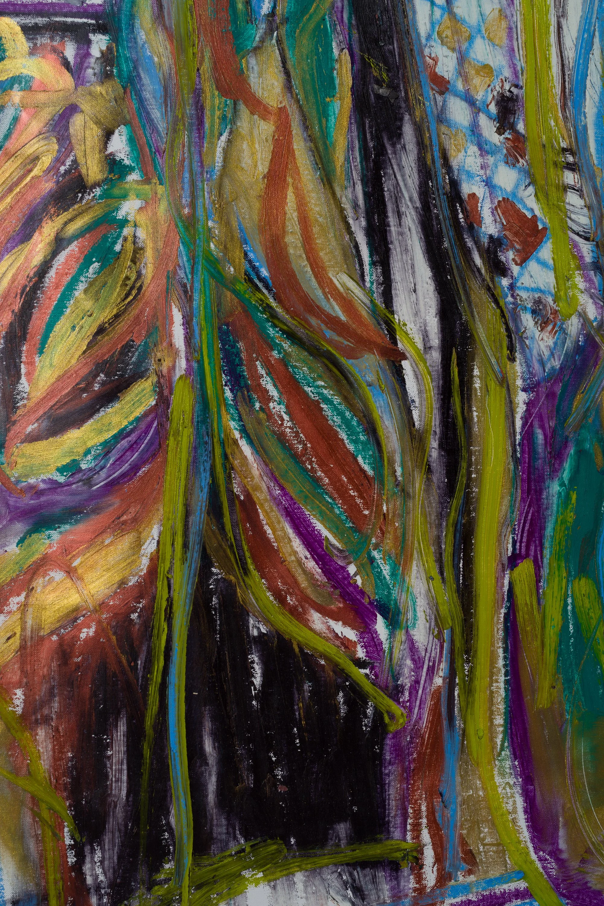 Untitled 2, oil on canvas, 186 x 187 cm, jan 2025