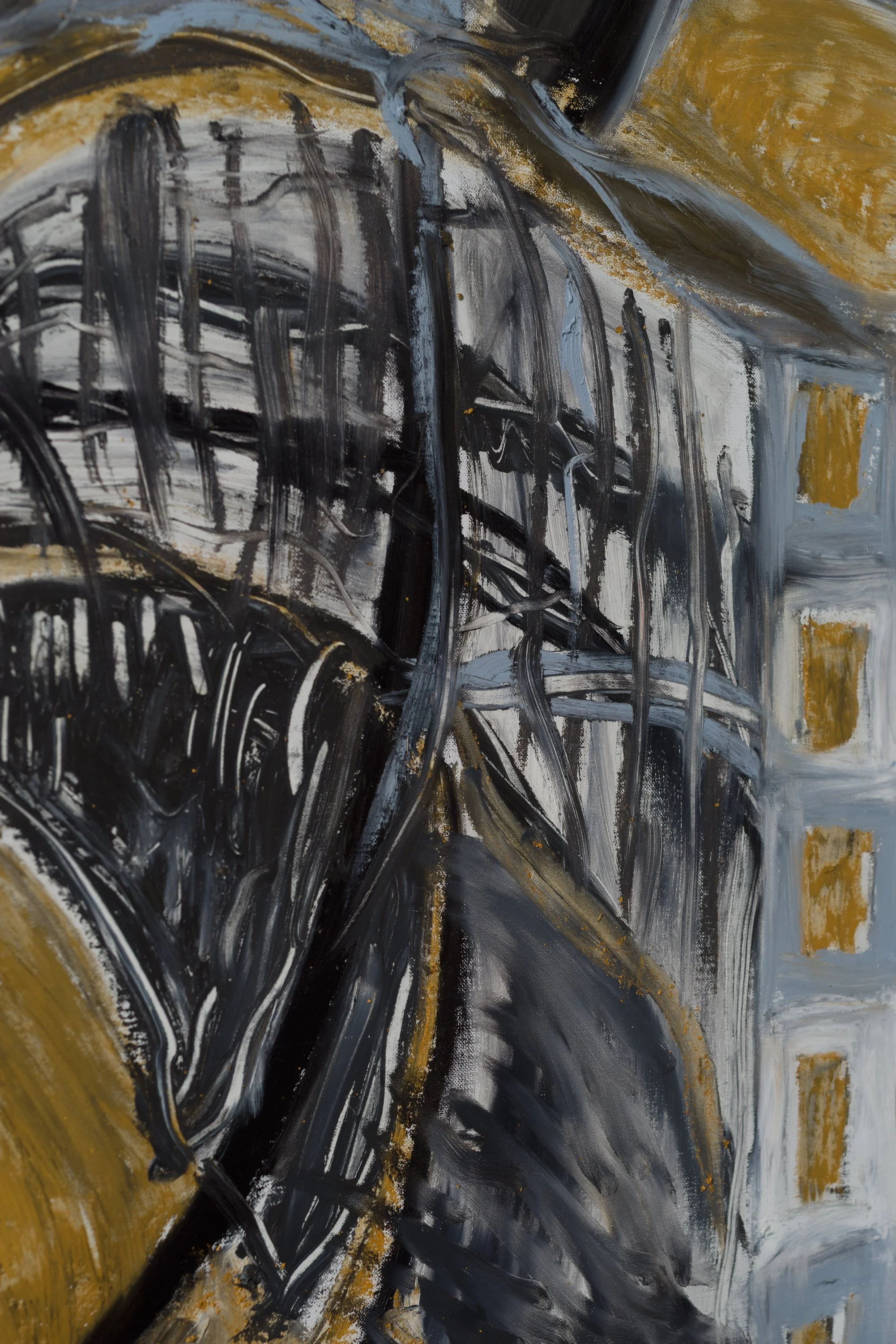 Untitled 12, oil on canvas, 223 x 180 cm, march 2025
