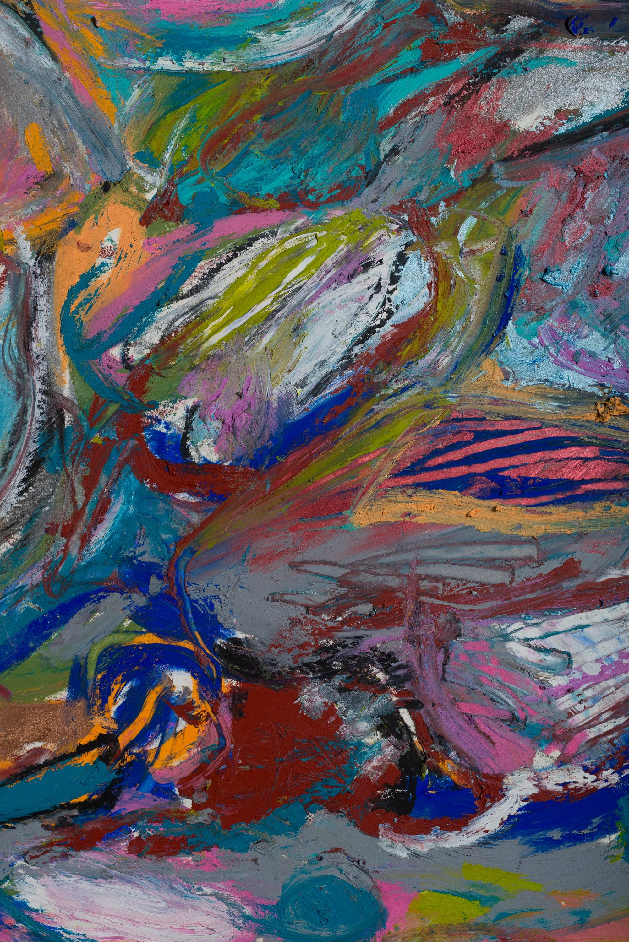 Drawing 15, oil on paper, 76 x 56 cm, 2025