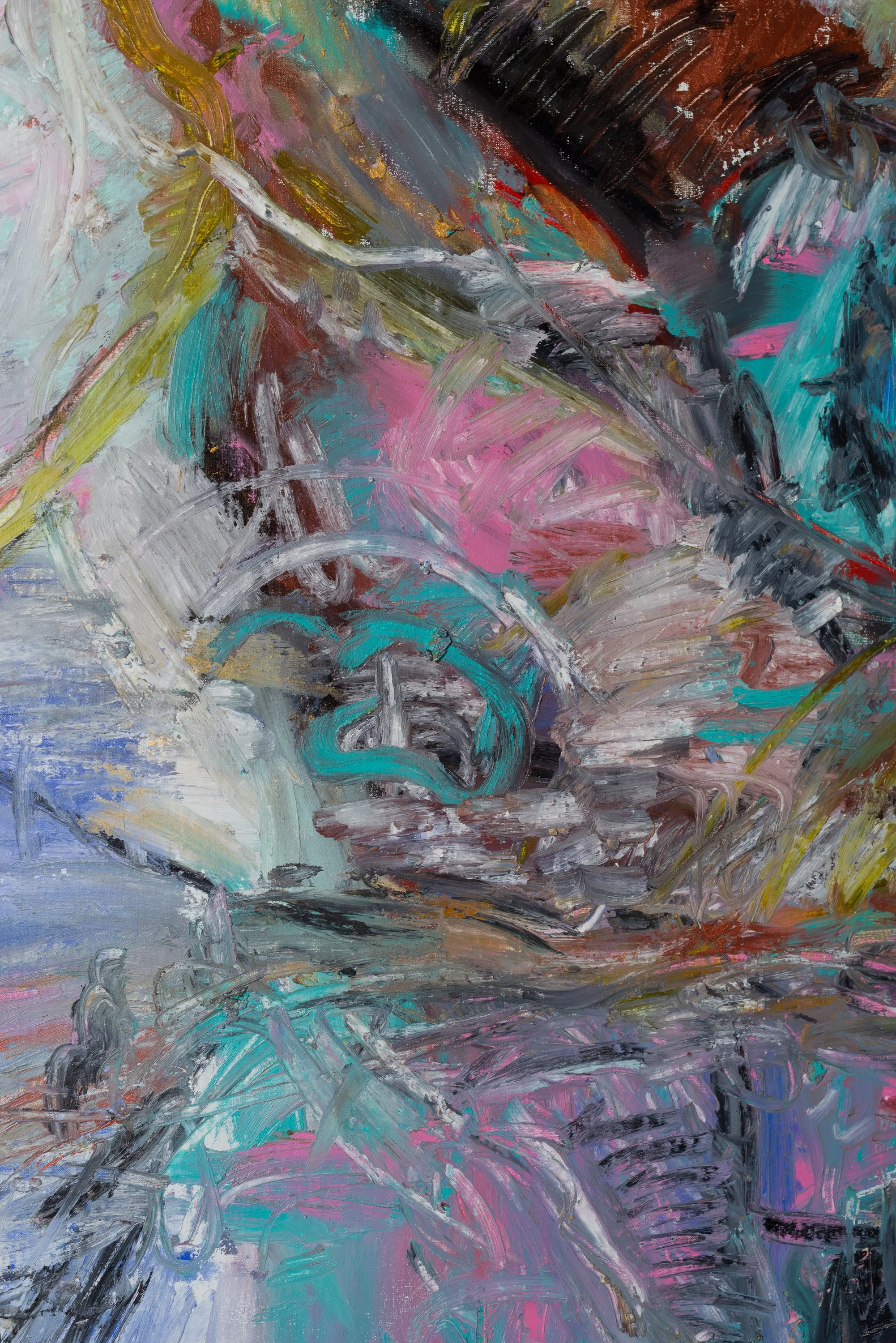 Untitled 18, oil on canvas, 265 x 224 cm, Dec 2024