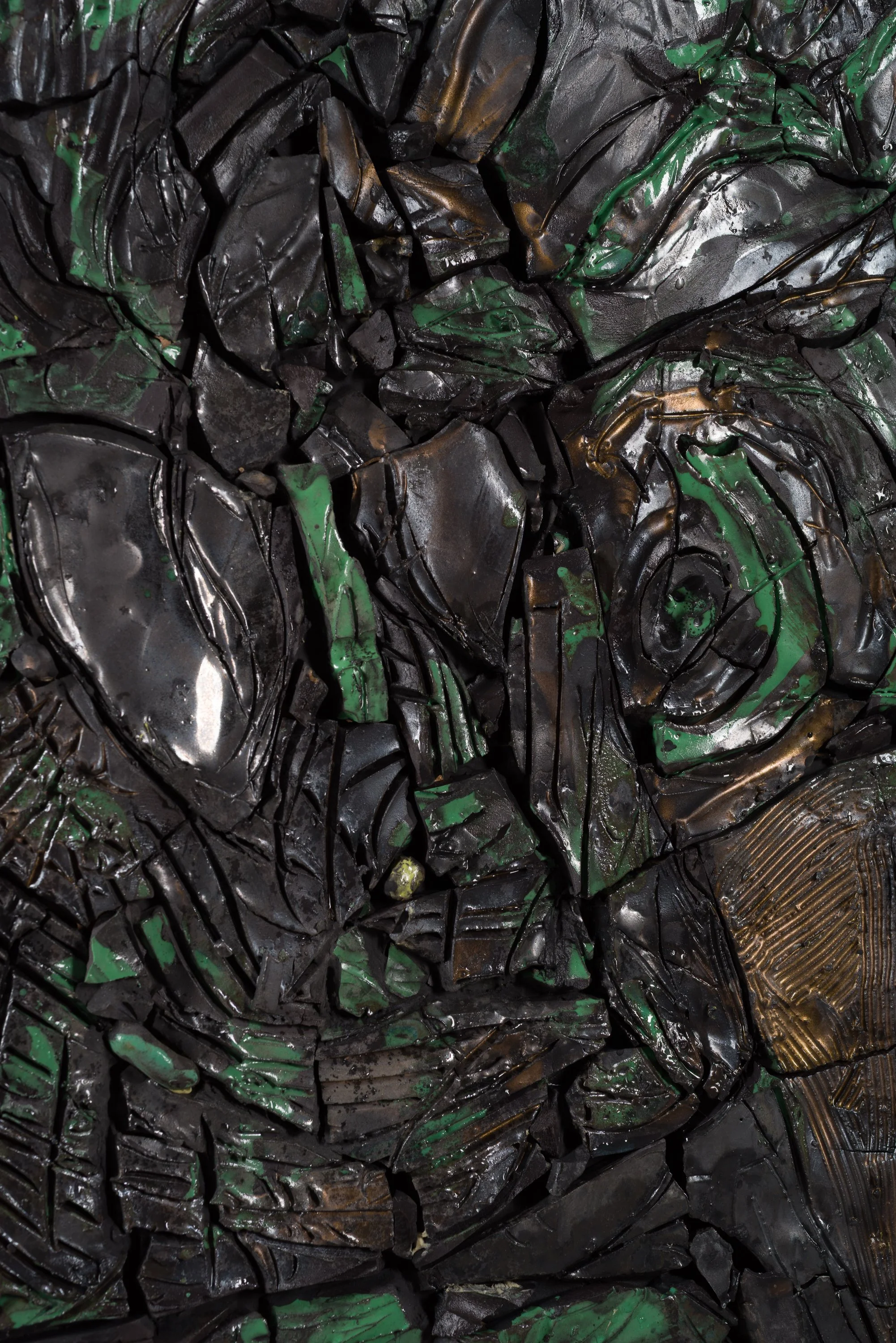 Sculpture 2, ceramic, metal structure, 2024