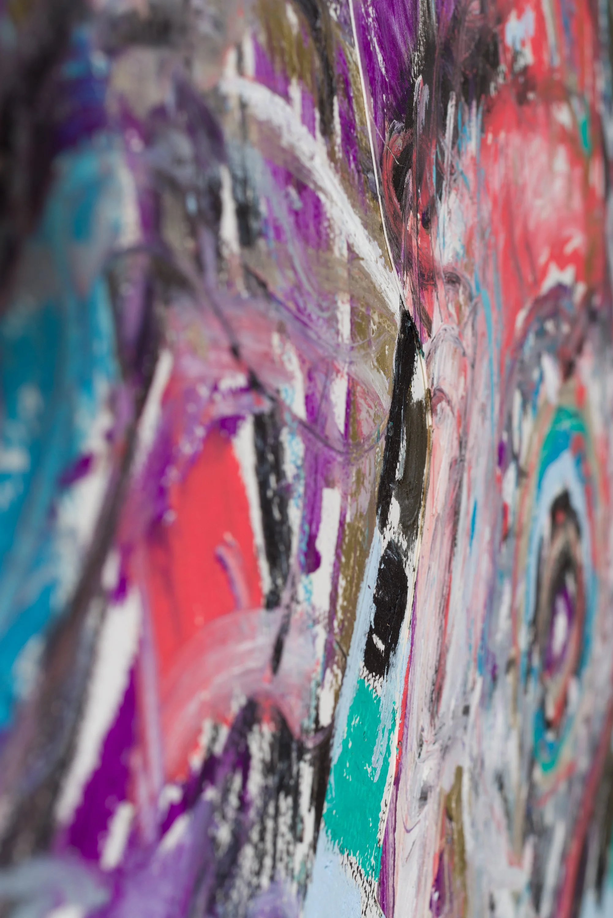Drawing 8, oil on paper, 76 x 56 cm, 2025