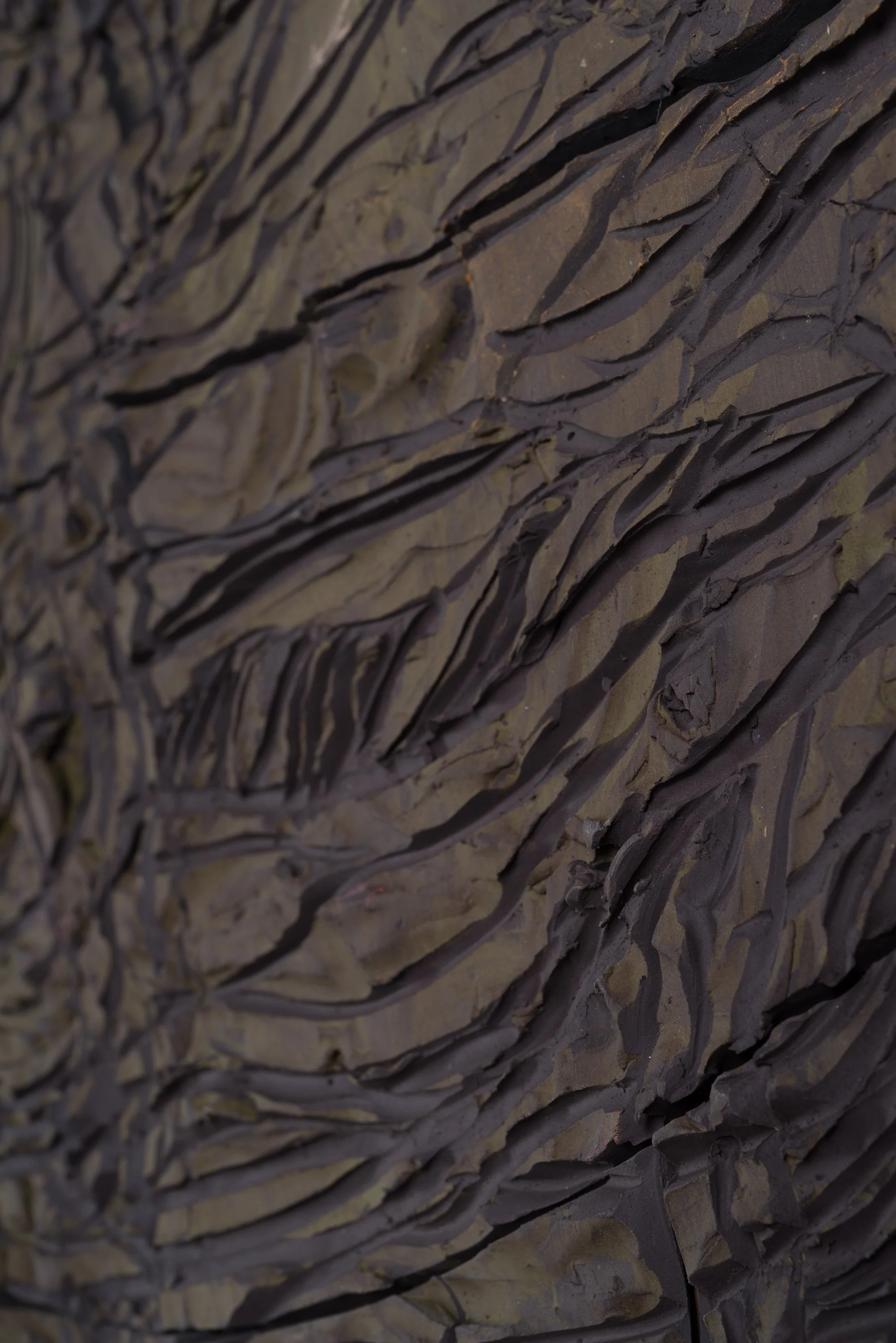 Fresque moyenne 3, céramique, 111 x 60 cm, 2025