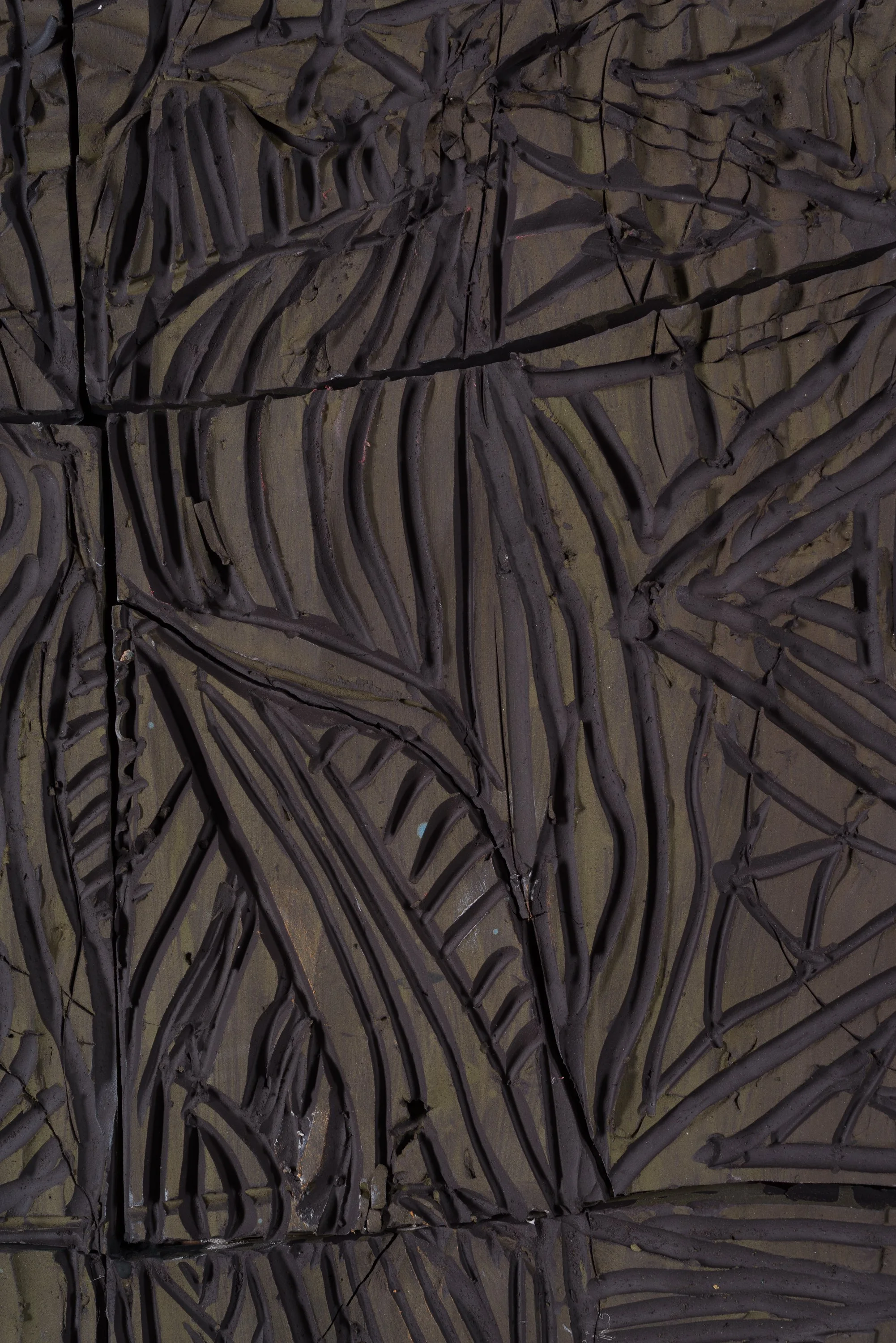 Fresque moyenne 3, céramique, 111 x 60 cm, 2025