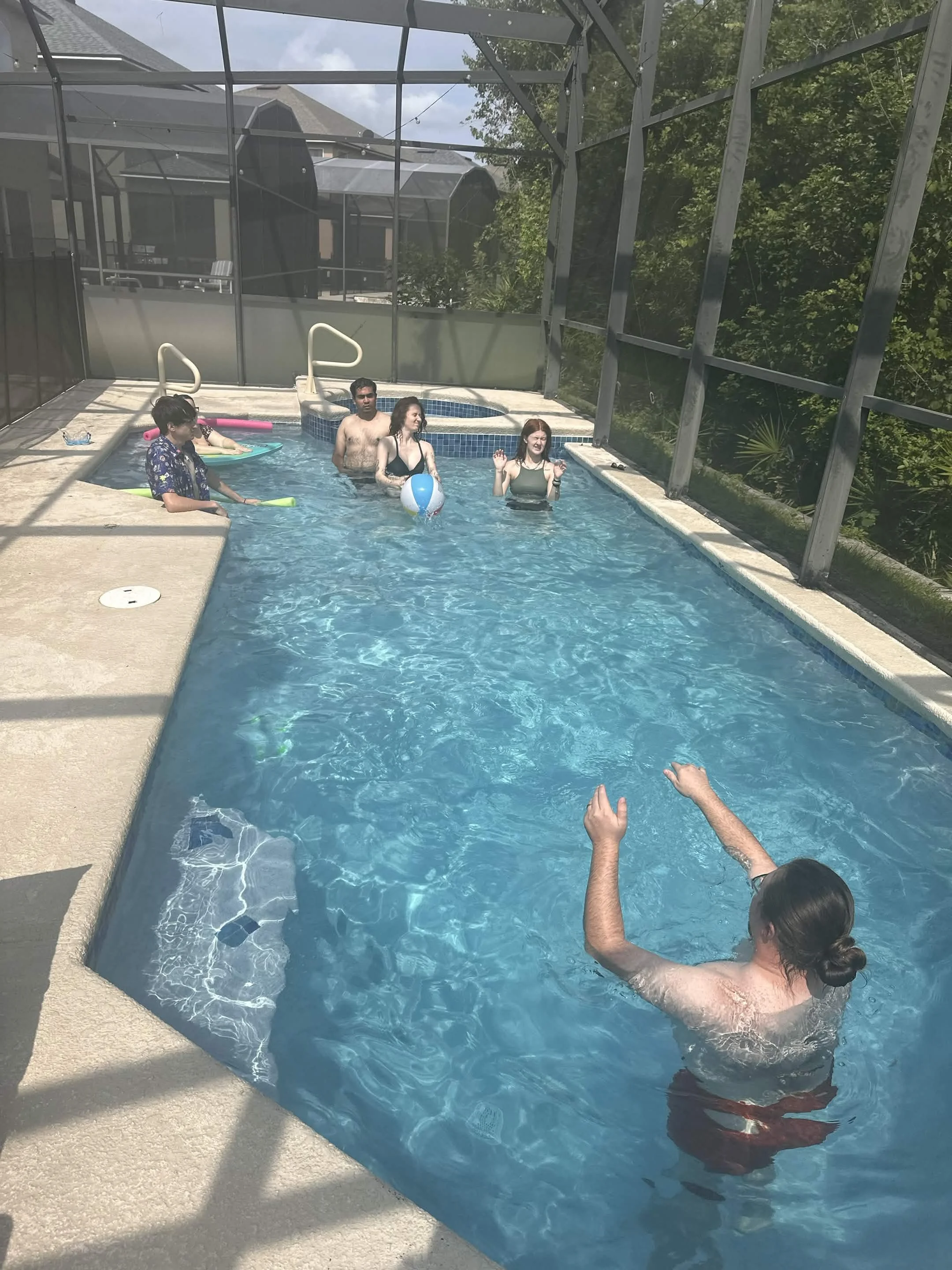family pool fun summer fun