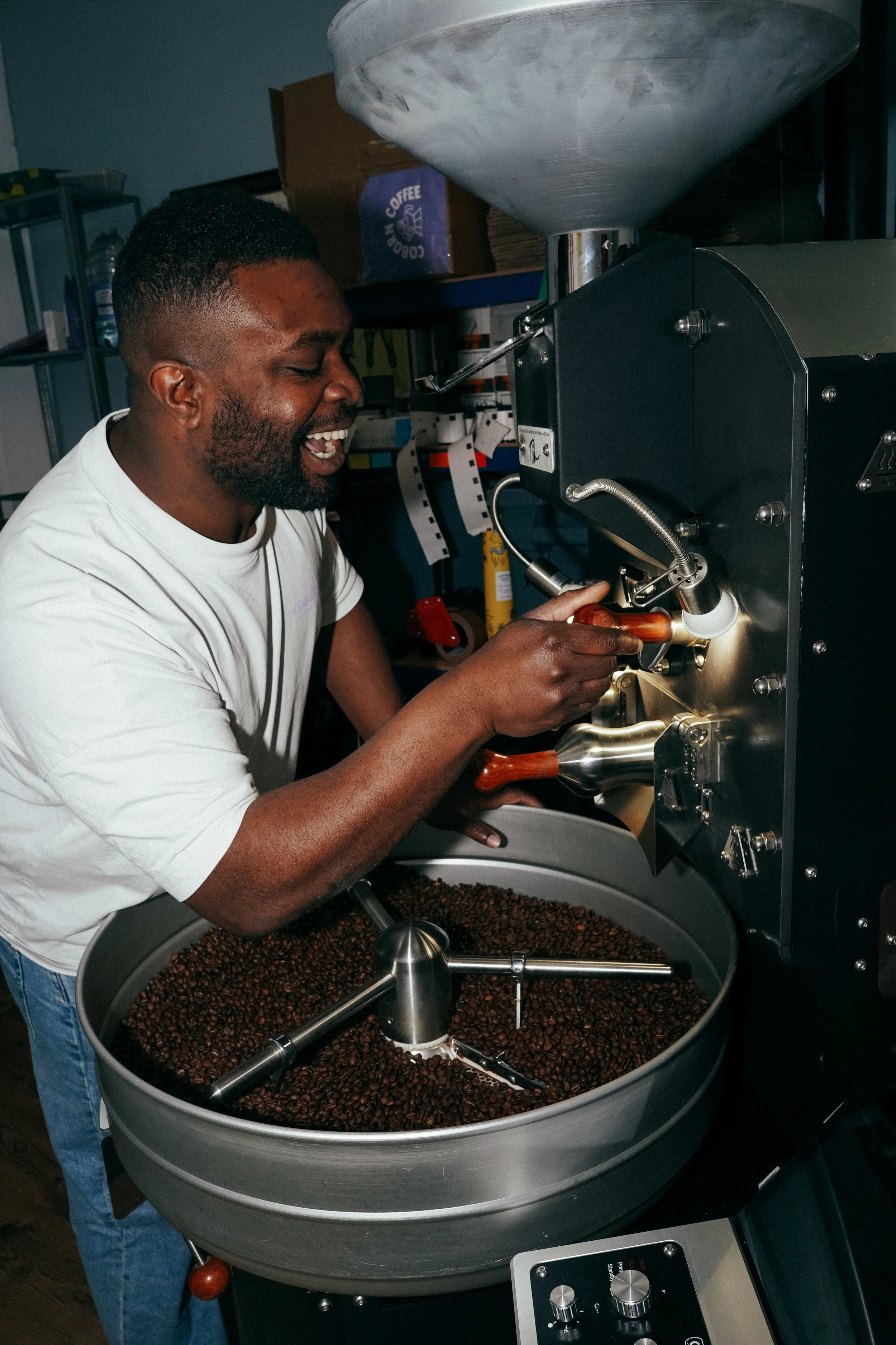 Justin at Coborn Coffee