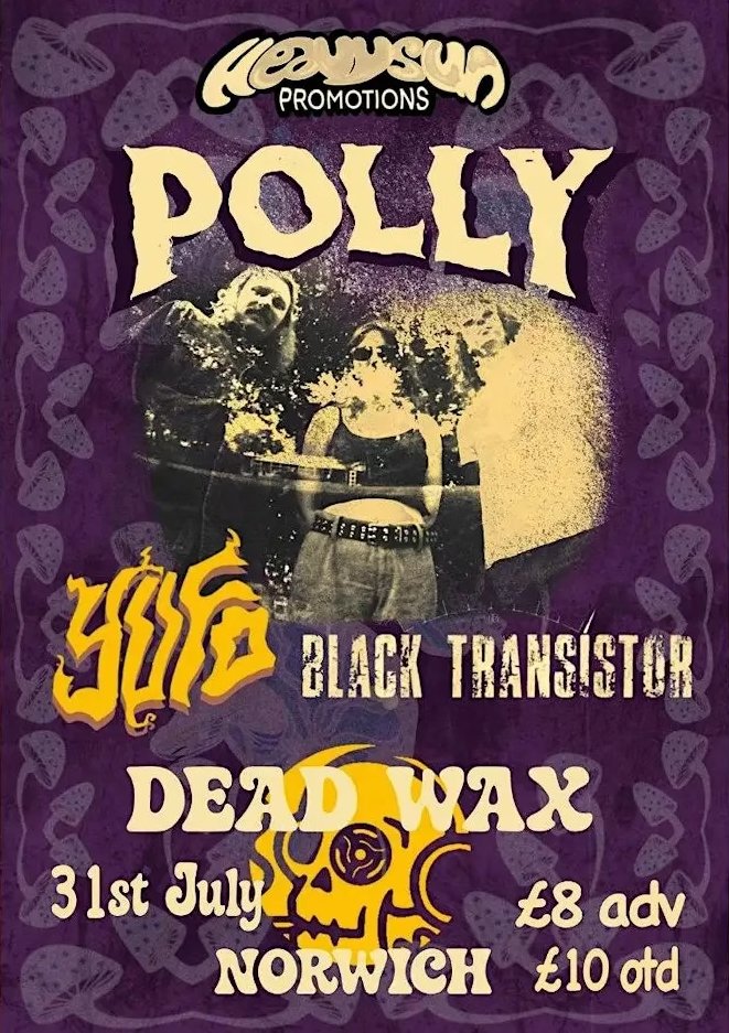 HEAVYSUN PROMOTIONS PRESENTS: POLLY (DE), YUFO, BLACK TRANSISTOR