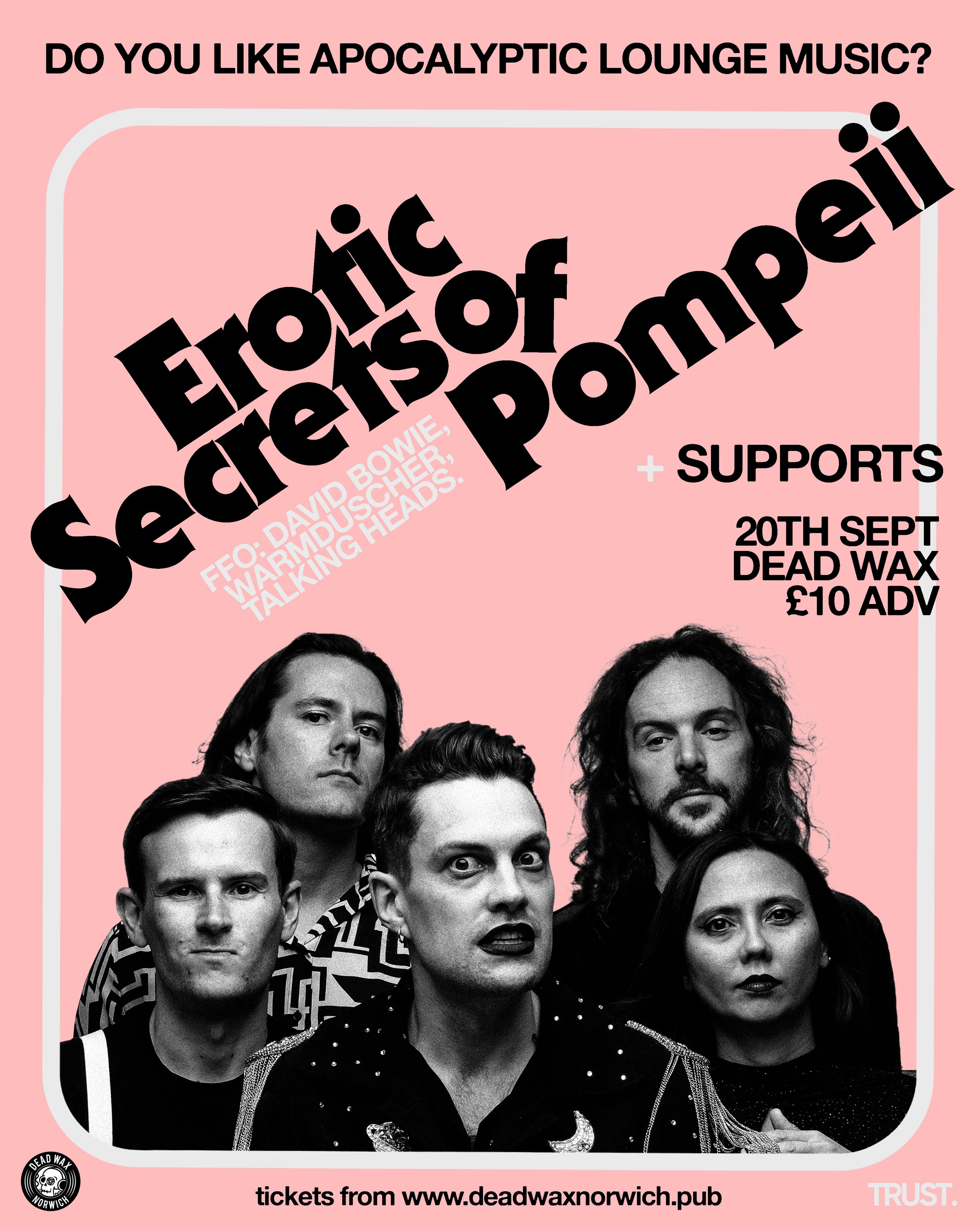 EROTIC SECRETS OF POMPEII + SUPPORTS