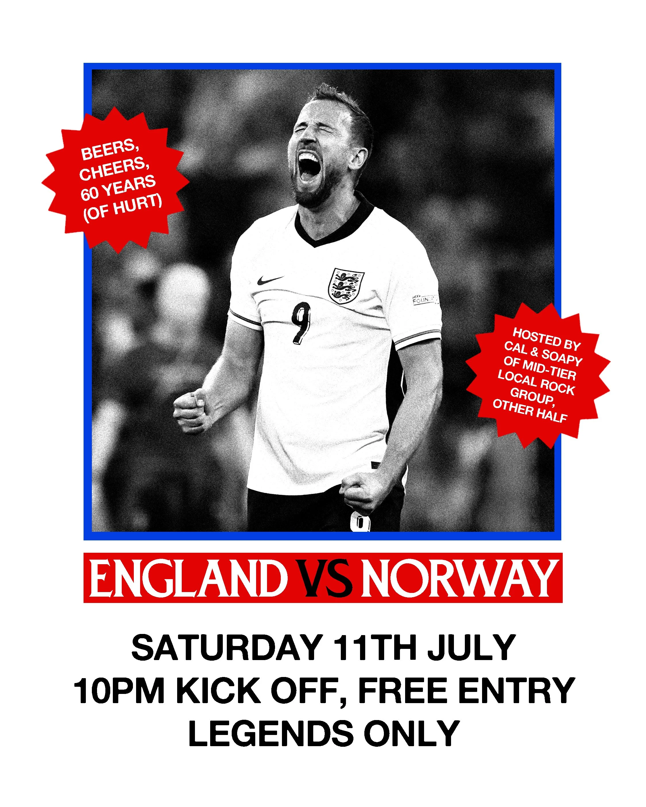 A GAME OF TWO OTHER HALVES: ENGLAND vs NORWAY