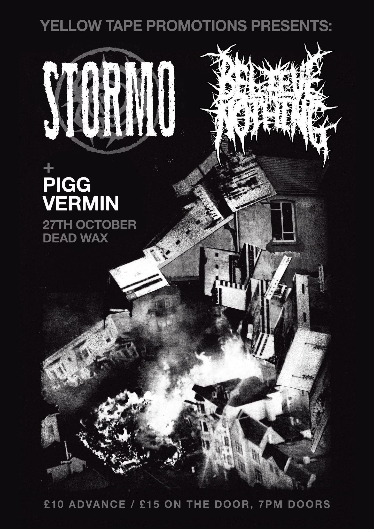 ytp presents: Stormo + Believe In Nothing + Pigg + Vermin