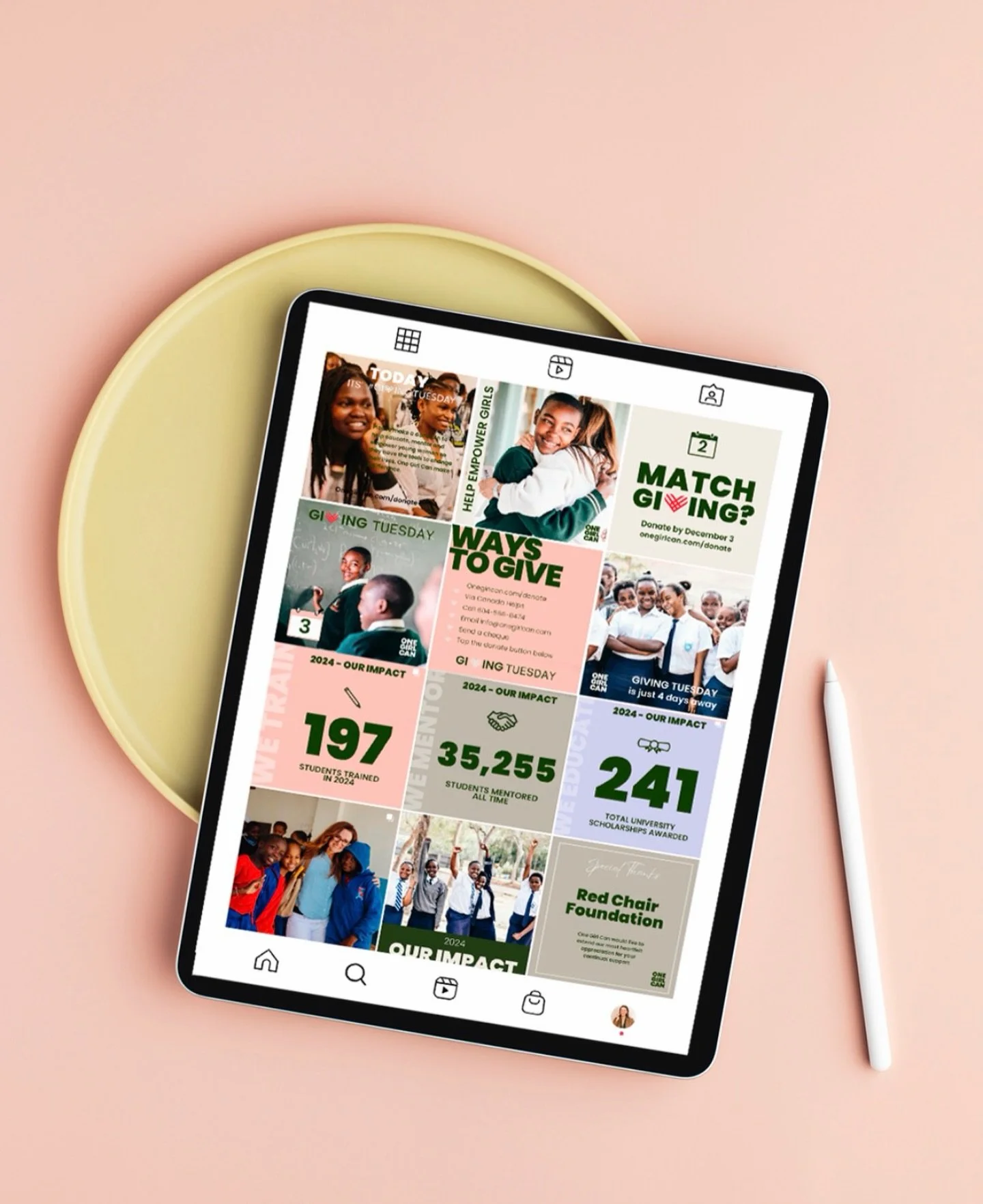 SOCIAL MEDIA BRANDING: Having your posts have a constant brand it so important these days. I work with clients on their new or existing brand for social media and creat templates in Canva for their team to use. Colours, logos, fonts and style formats