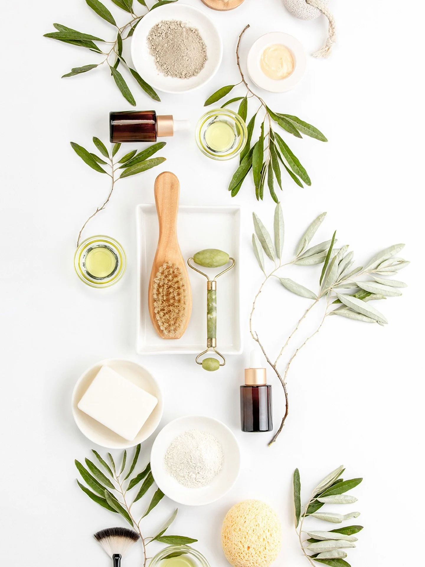 NATURAL HOME CARE: Dry brushing, facial rolling, homemade body scrubs, massage oils, epsom salt baths - so many at home wellness options that cost almost nothing.