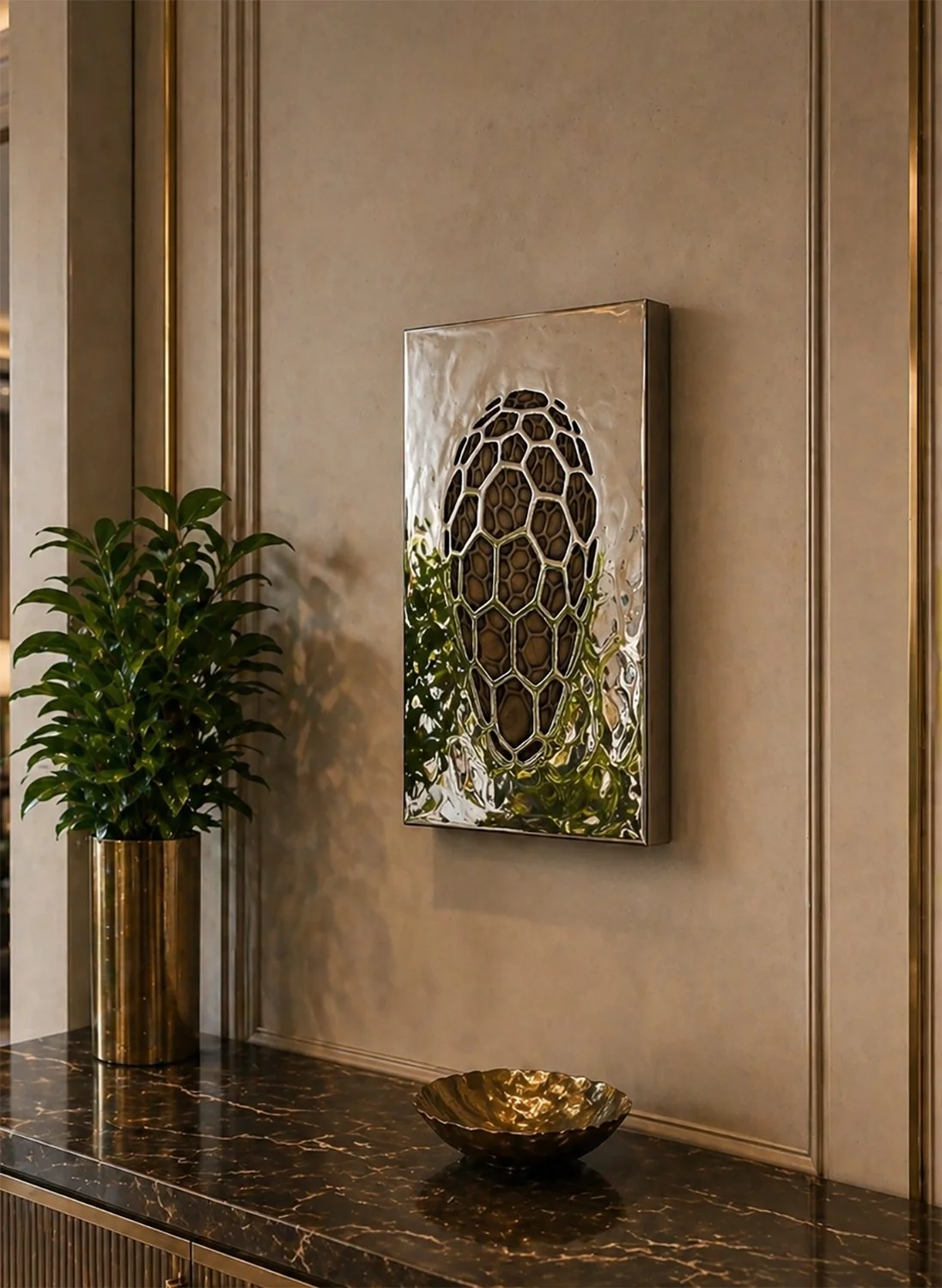 'La paura ci spinge ad essere speciali' . White bronze .
Height - 42cm .
Width - 27cm .
Depth - 3cm .
POA