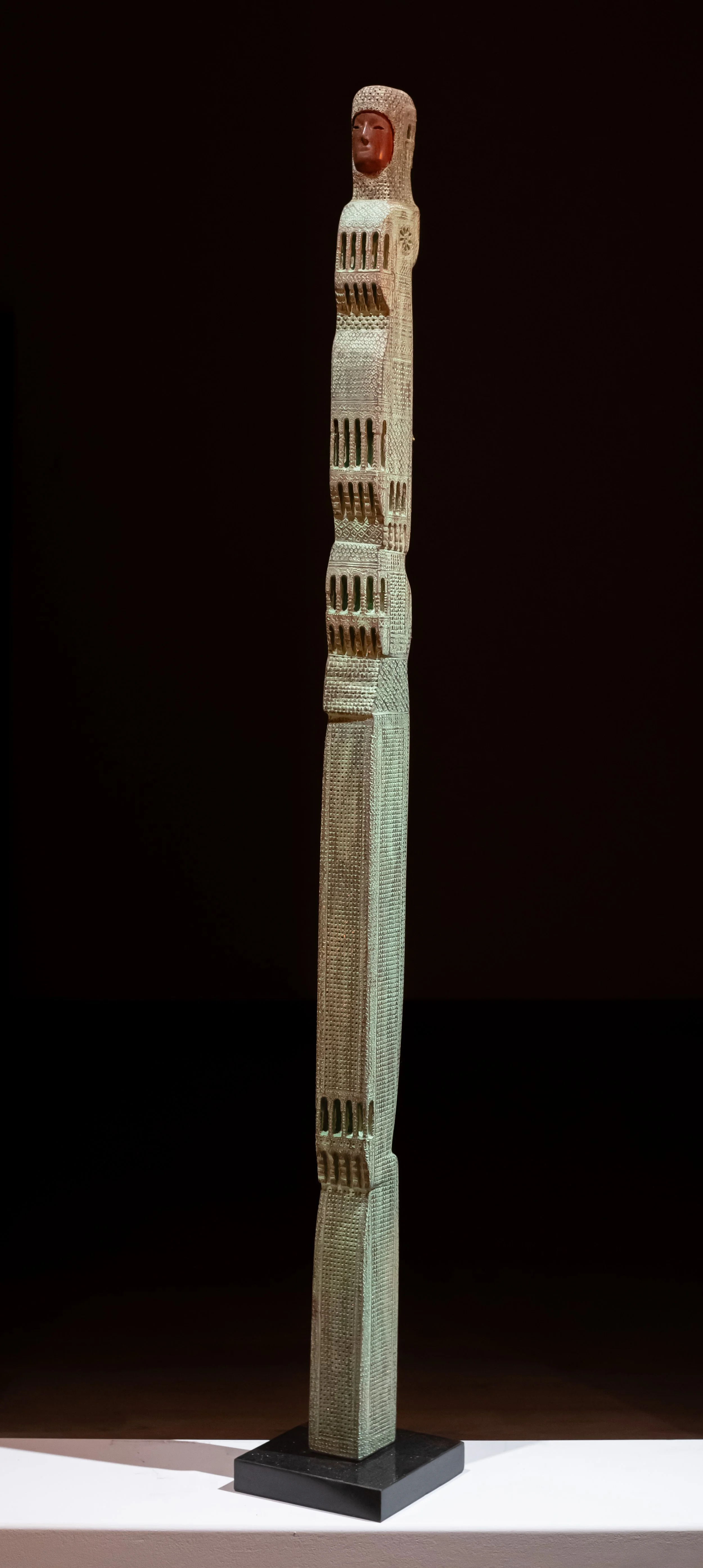 'Untitled' .
Bronze .
Height - 164cm .
Width - 8cm .
Depth - 8cm .
POA