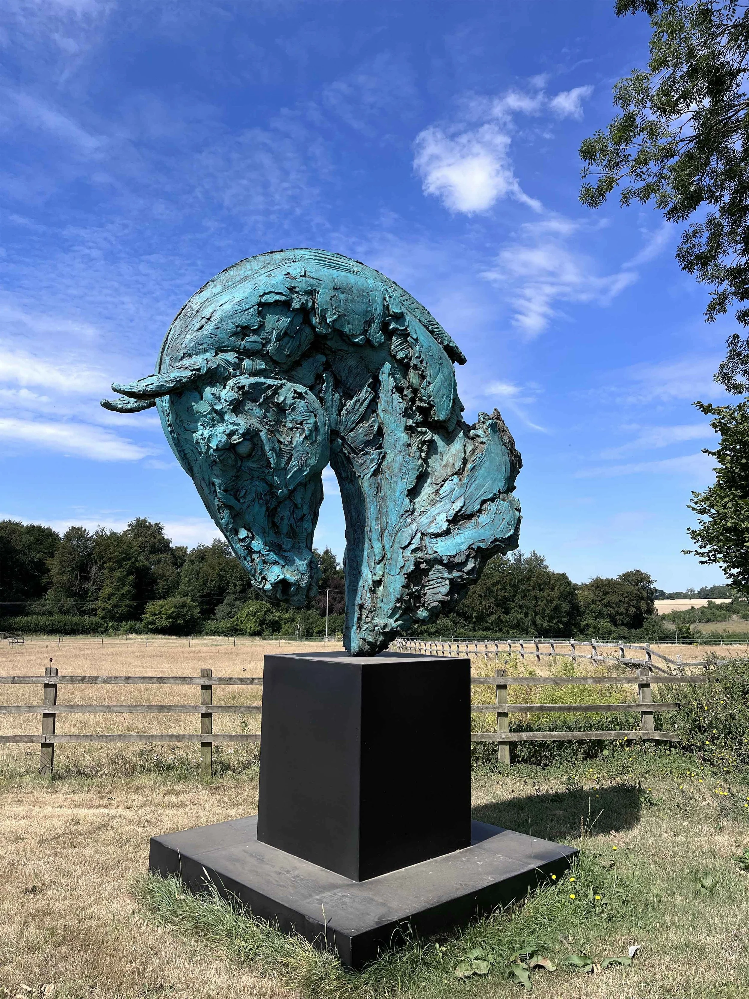 'Artemis' .
Foundry bronze (Edition of 3) .
Height – 3 metres (with plinth 4.5 metres) .
Width – 3.2 metres .
Depth – 1.45 metres .
POA